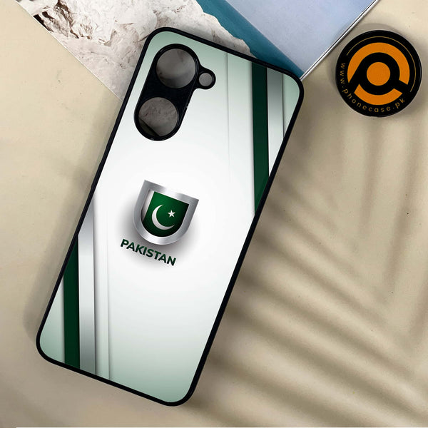 Vivo Y18 - Pakistani Flag Design 2 - Premium Printed Metal soft Bumper shock Proof Case CS-10362 CS-10372