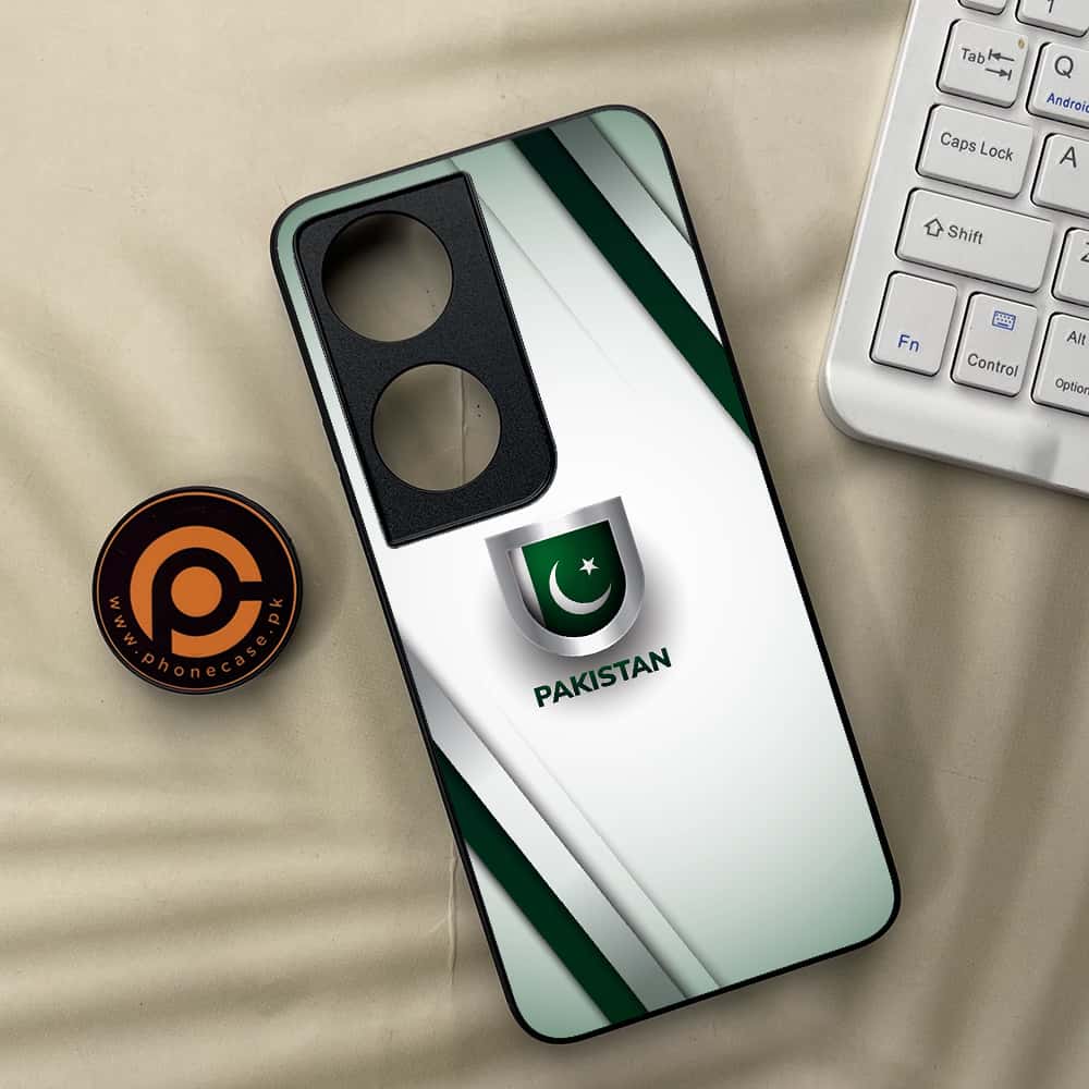 Honor X7b - Pakistani Flag Series - Premium Metal  Printed soft Bumper shock Proof Case
