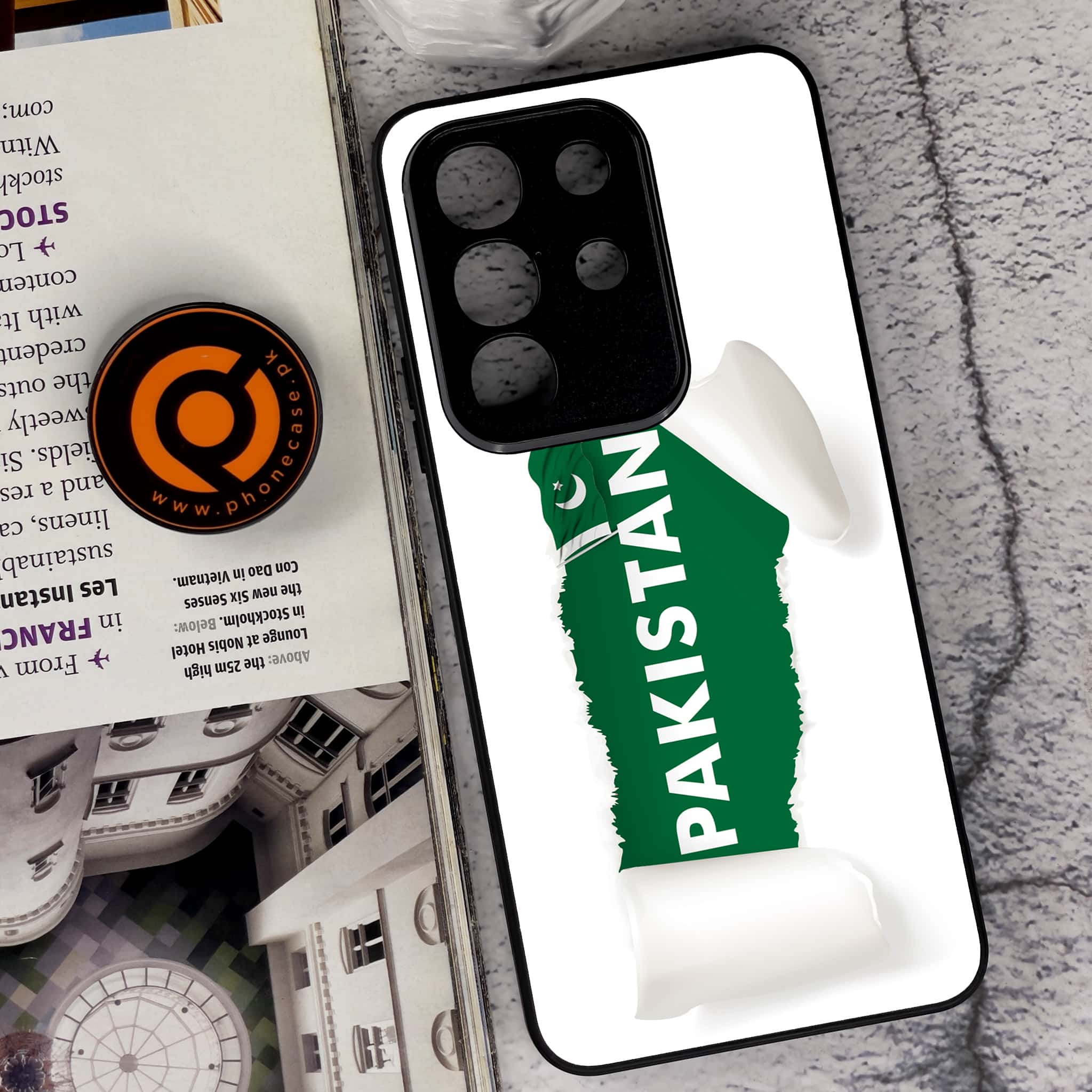 Vivo Y29 4G - Pakistani Flag Series - Premium Metal Printed soft Bumper Shock Proof Case