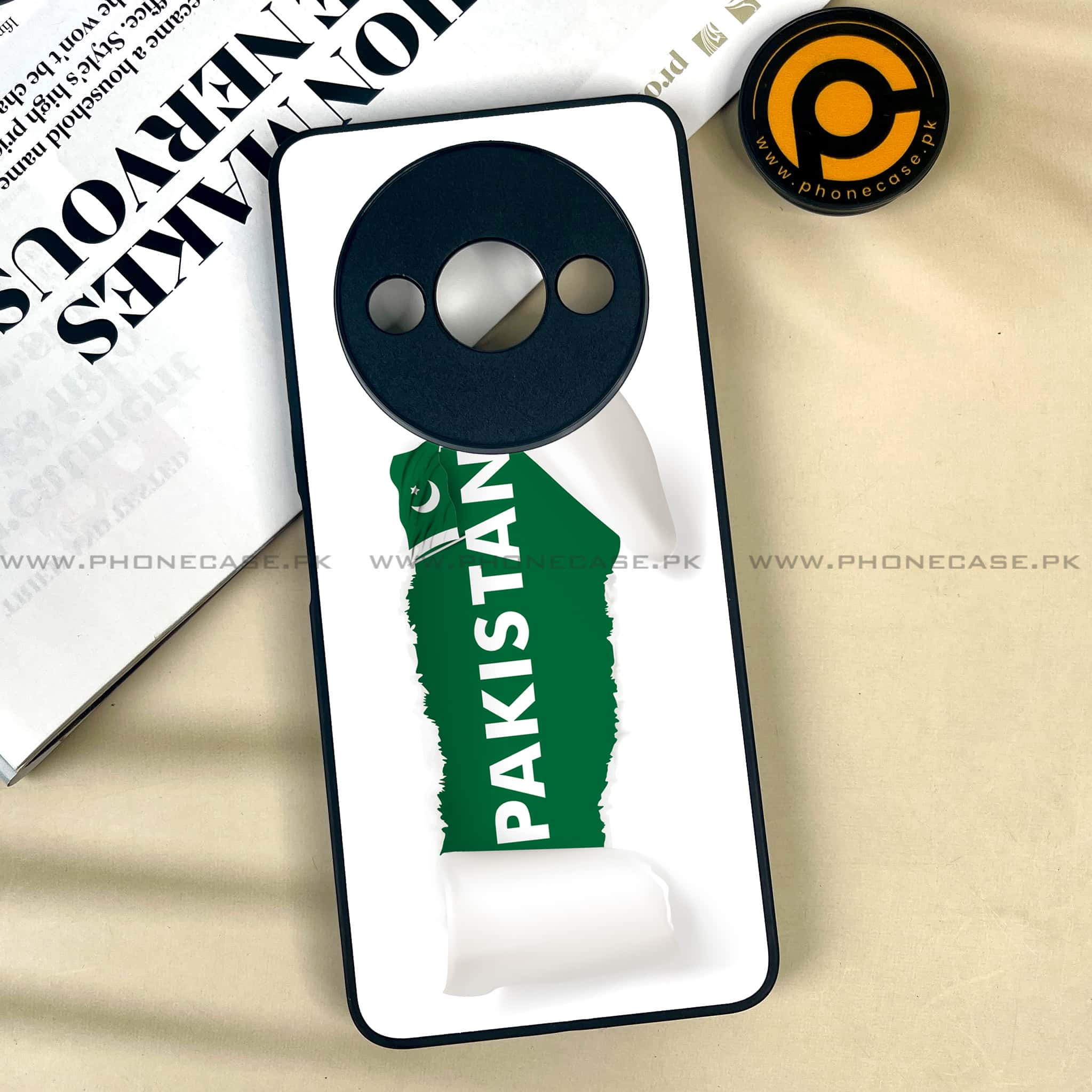 Xiaomi Redmi A3x - Pakistani Flag Series - Premium Printed Metal soft Bumper shock Proof Case