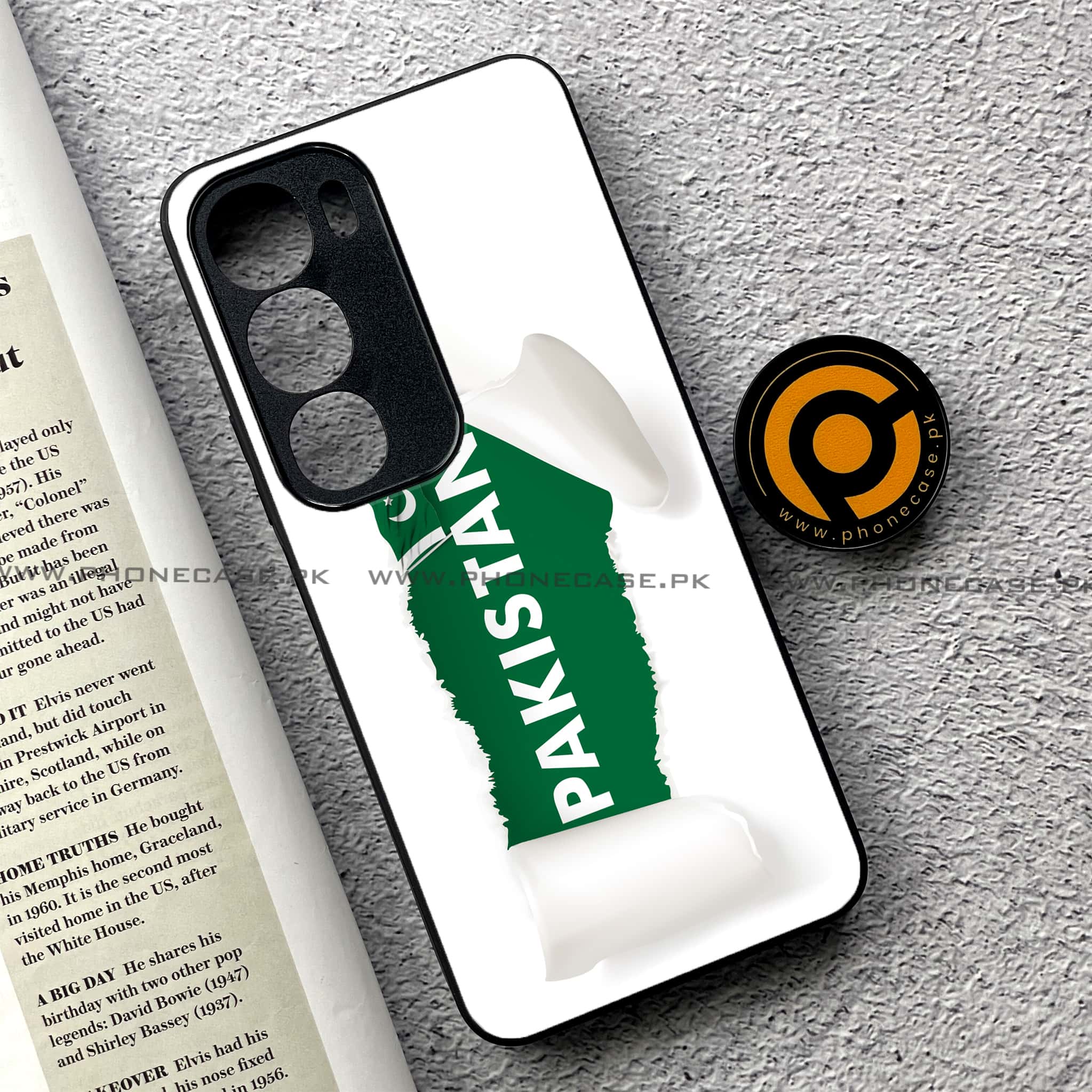 Vivo Y19s Pro - Pakistani Flag Series - Premium Metal Printed soft Bumper shock Proof Case