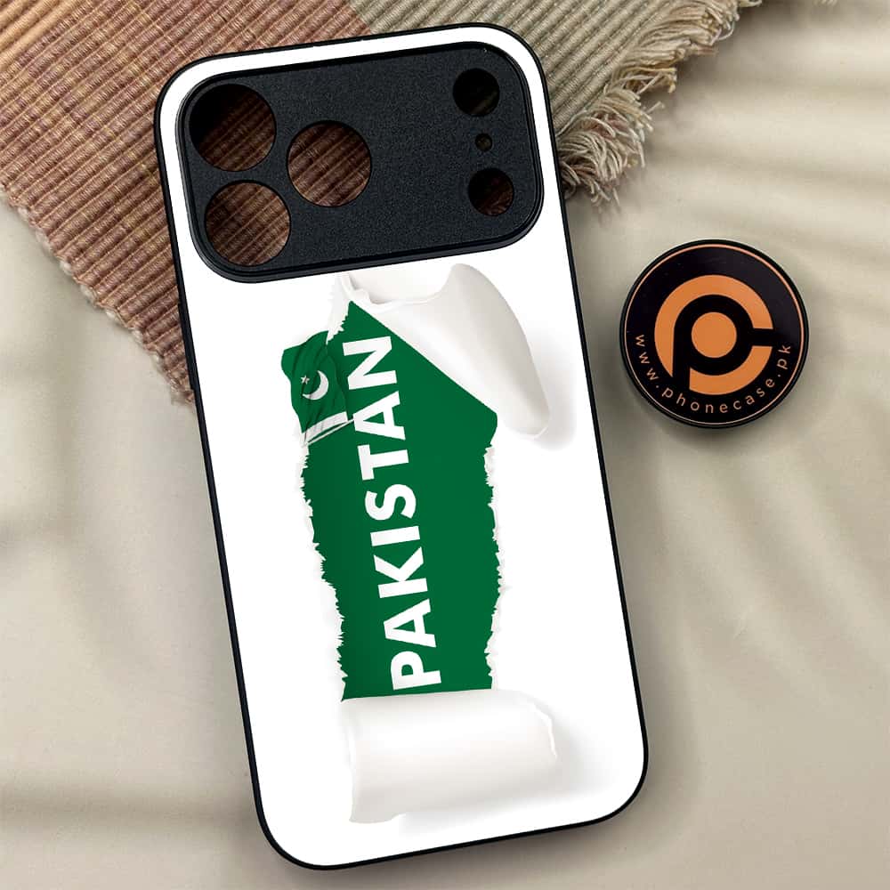 iPhone 17 Pro Max - Pakistani Flag Series - Premium Metal Printed soft Bumper shock Proof Case