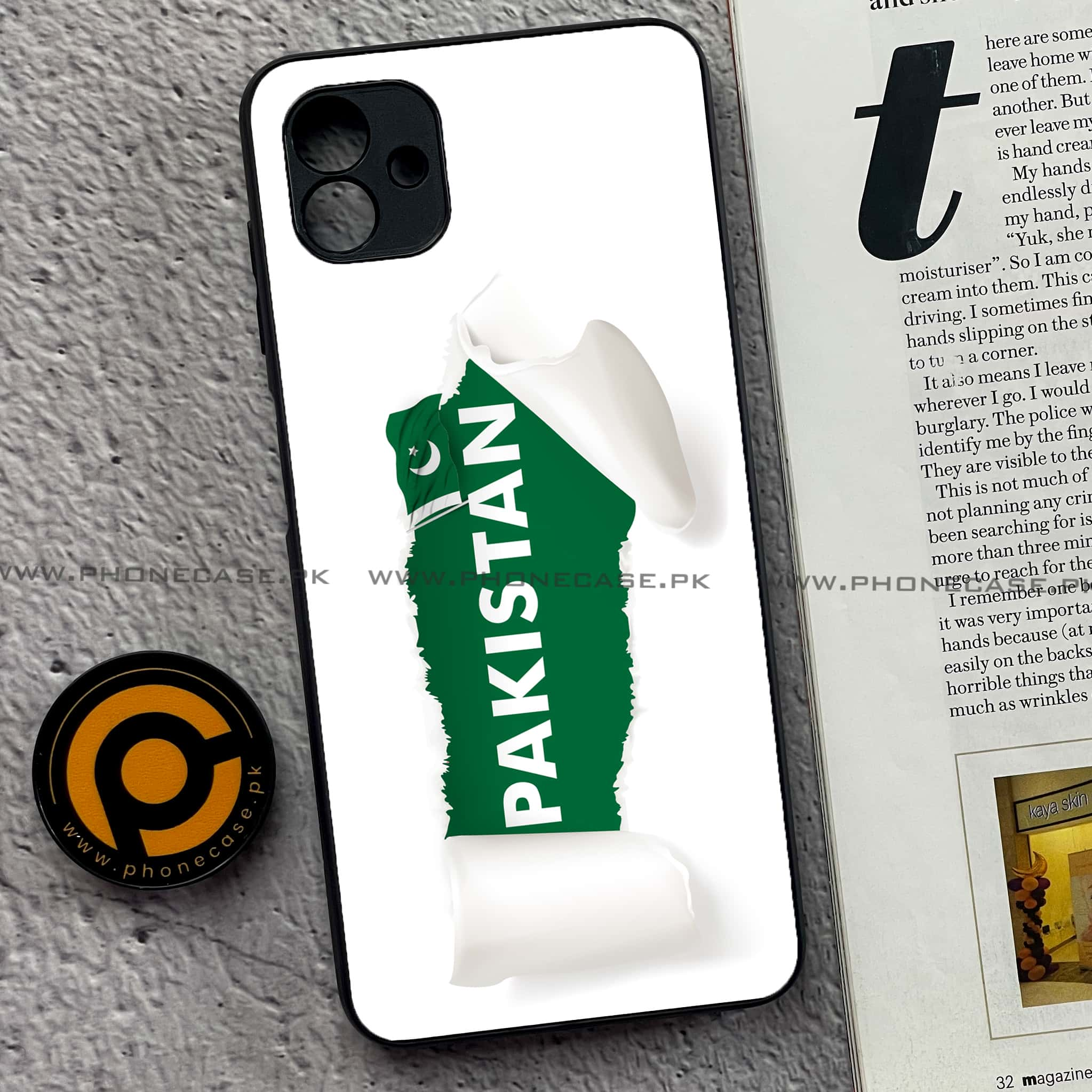 Samsung Galaxy A04 - Pakistani Flag Series - Premium Printed Glass soft Bumper shock Proof Case