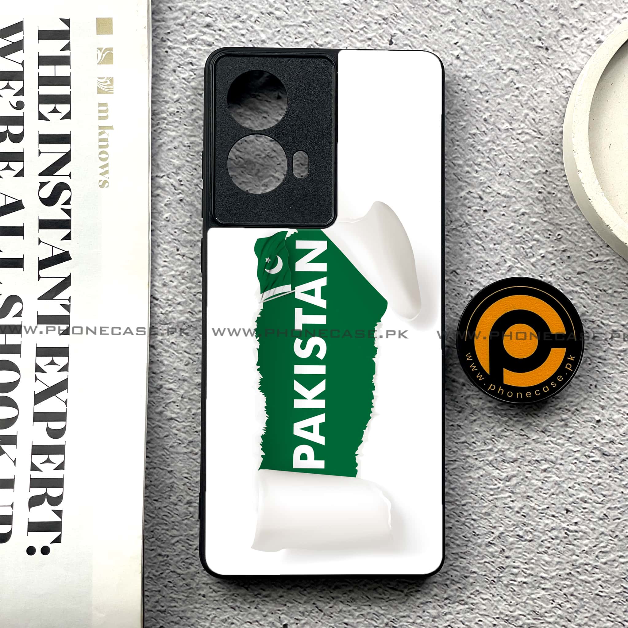 Moto G85 - Pakistani Flag Series - Premium Printed Glass soft Bumper shock Proof Case