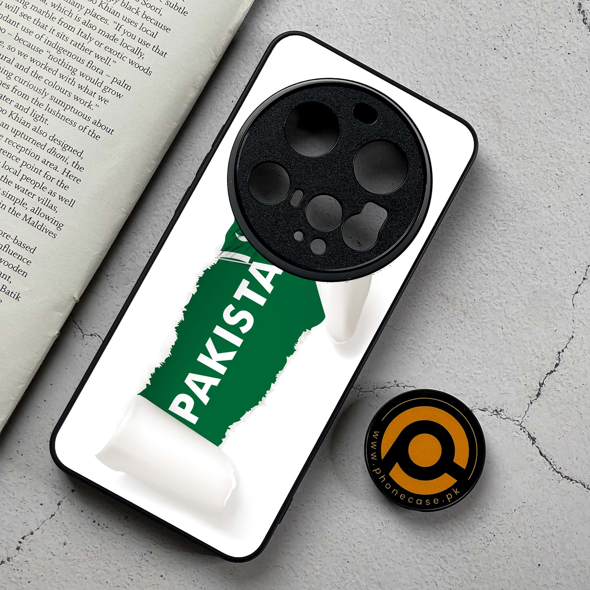 Xiaomi 15 Ultra - Pakistani Flag Series - Premium Metal Printed Soft Bumper Shockproof Case