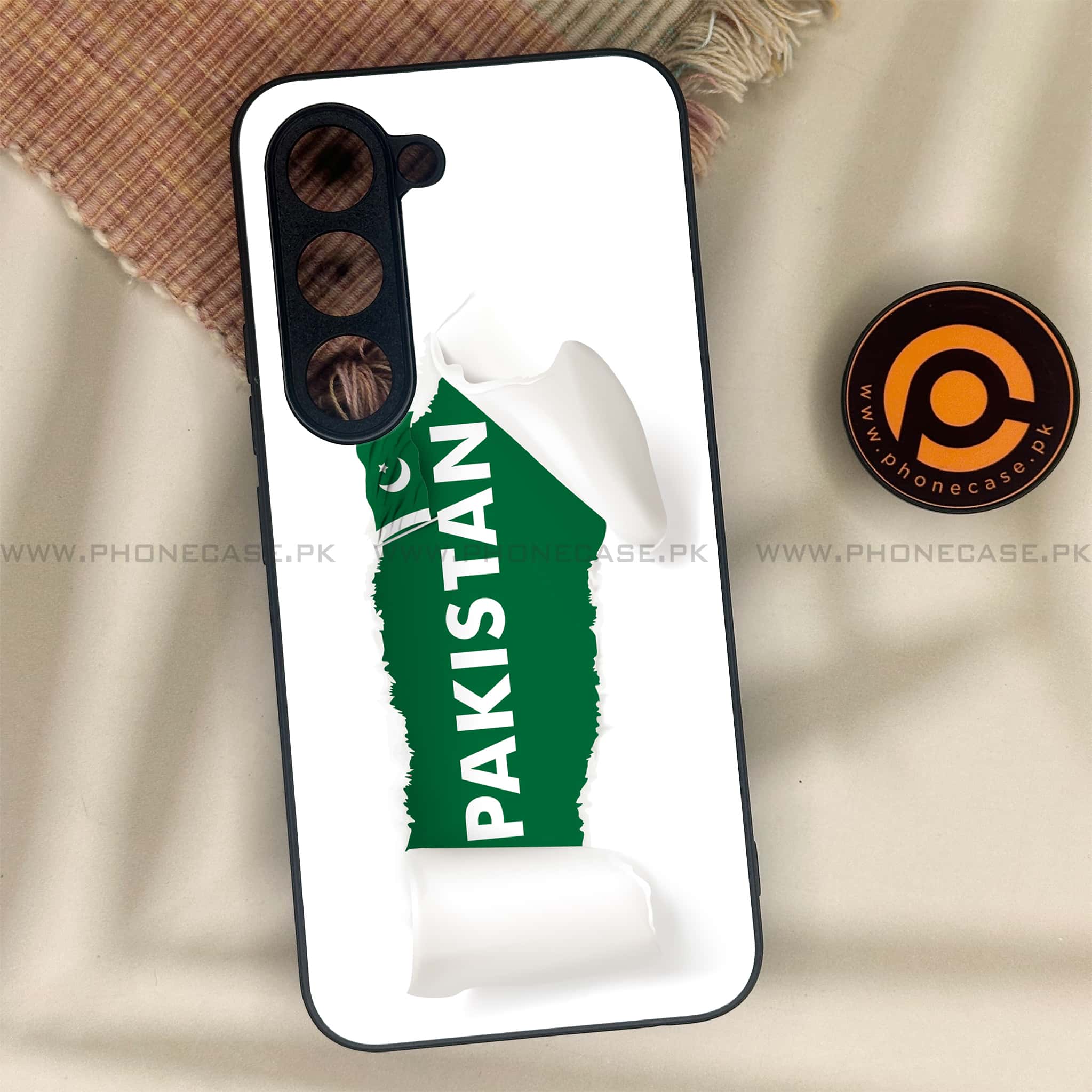 Tecno Spark 40 Pro - Pakistani Flag Series - Premium Metal Printed soft Bumper shock Proof Case