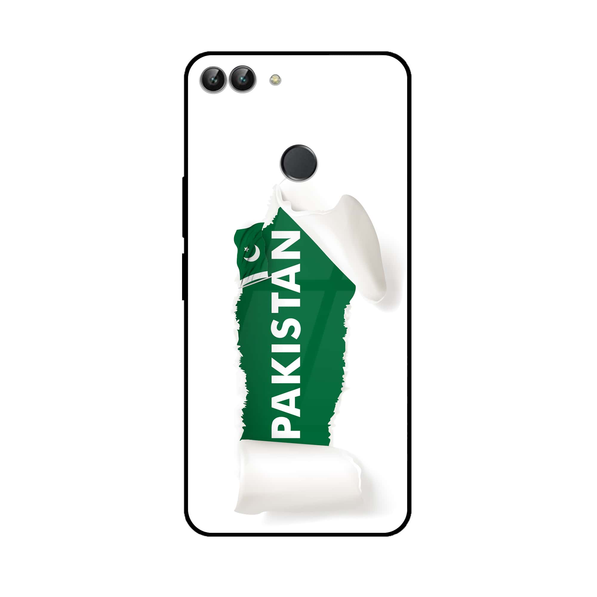 Huawei P Smart - Pakistani Flag Series - Premium Printed Glass soft Bumper shock Proof Case