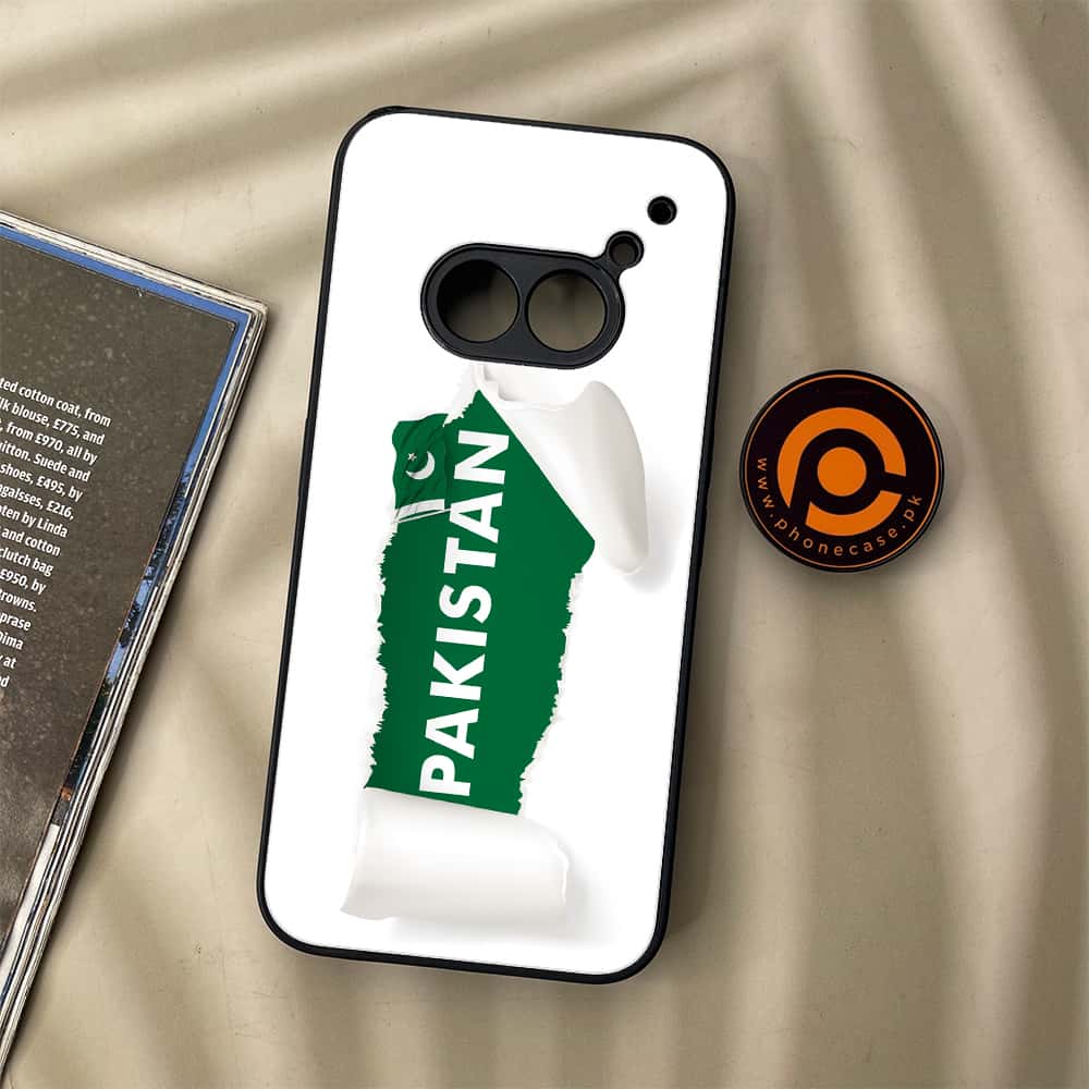 Nothing Phone (2a) - Pakistani Flag Series - Premium Metal Printed soft Bumper Shock Proof Case