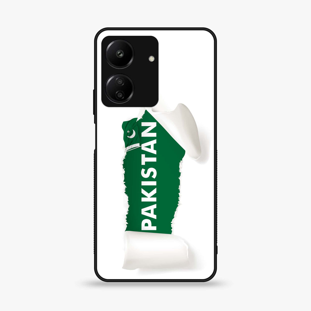 Xiaomi Poco C65 - Pakistani Flag Series - Premium Printed Glass soft B ...