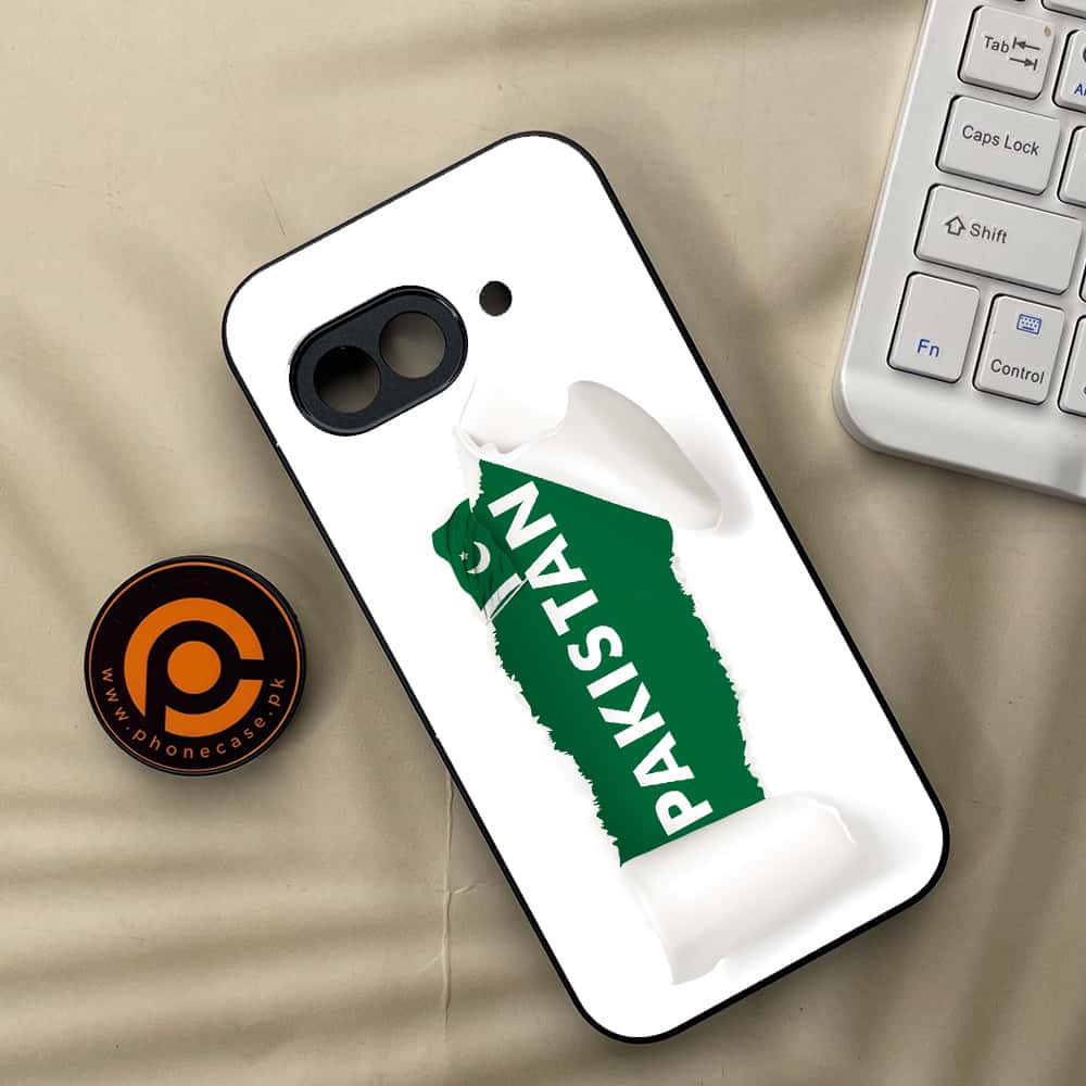 Google Pixel 9a - Pakistani Flag Series - Premium Metal Printed soft Bumper Shock Proof Case