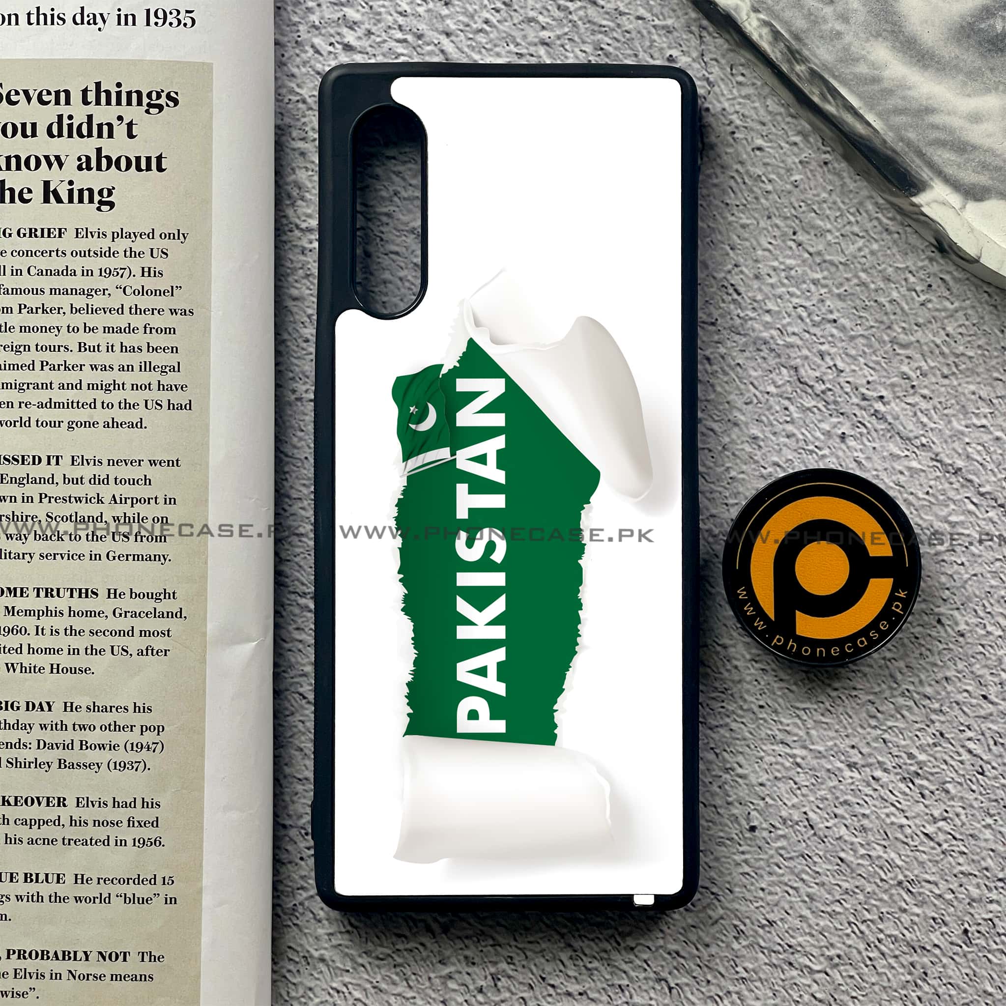 LG Velvet - Pakistani Flag Series - Premium Printed Glass soft Bumper shock Proof Case