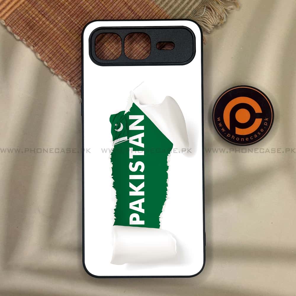 Infinix Smart 10 Plus - Pakistani Flag Series - Premium Metal Printed soft Bumper shock Proof Case