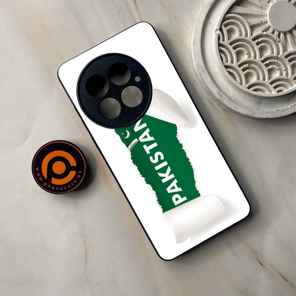 OnePlus 13 - Pakistani Flag Series - Premium Metal Printed soft Bumper shock Proof Case