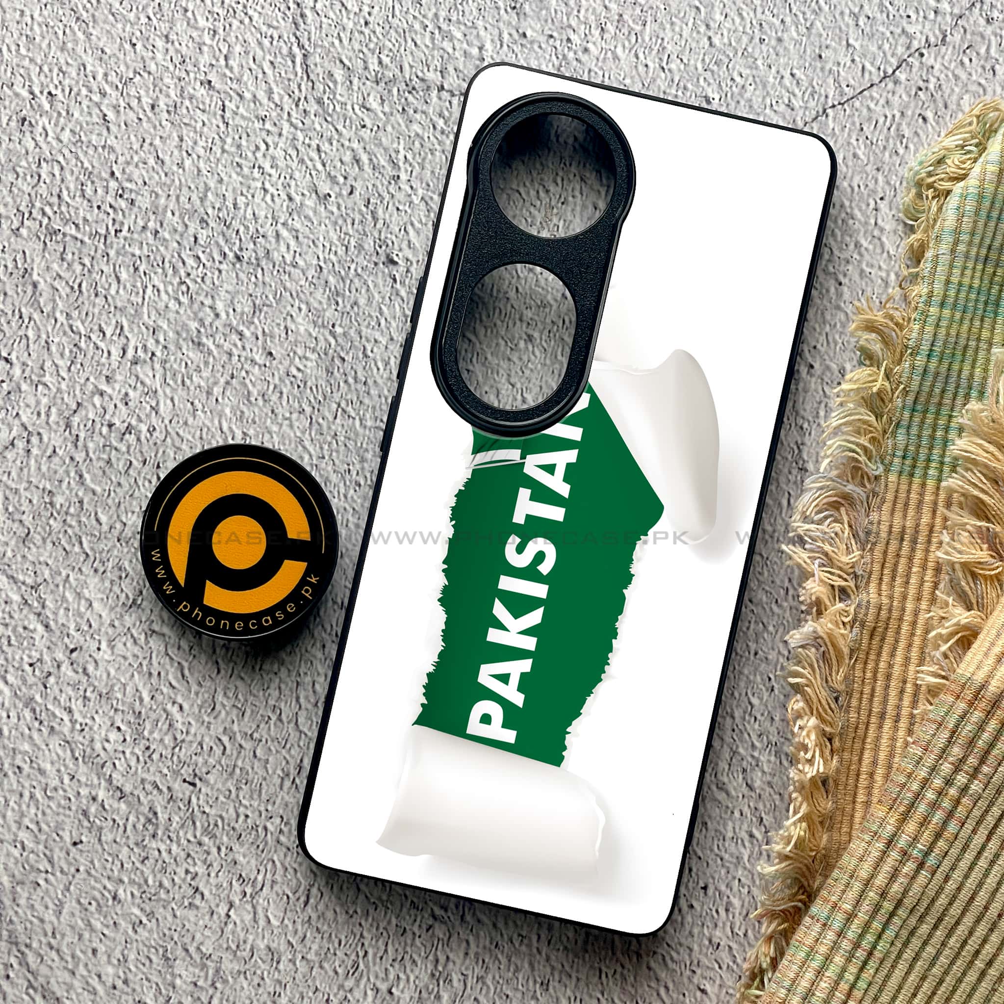 Vivo V40 Pro - Pakistani Flag Series - Premium Metal Printed soft Bumper shock Proof Case