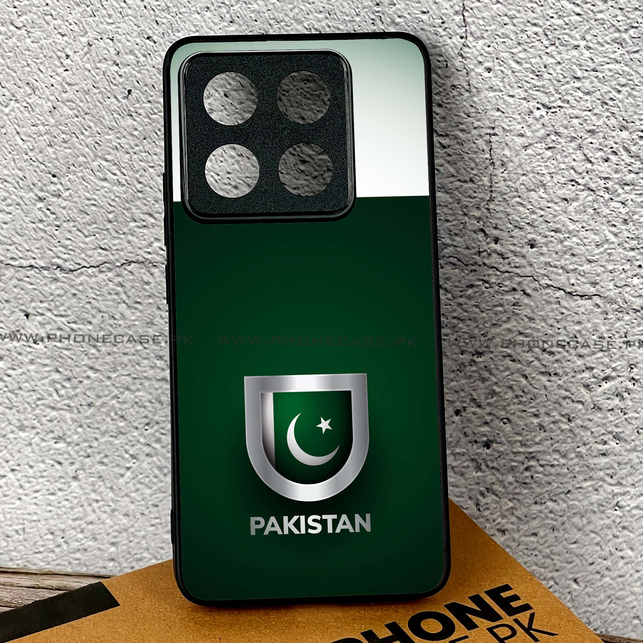 Xiaomi 14T - Pakistani Flag Series - Premium Printed Glass soft Bumper shock Proof Case