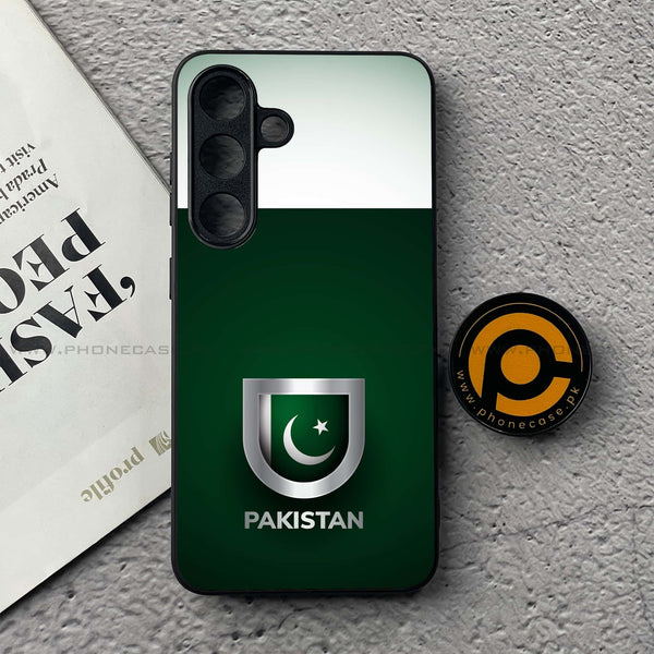 Pakistani Flag Design 4 - Premium Metal Phone Case All Models