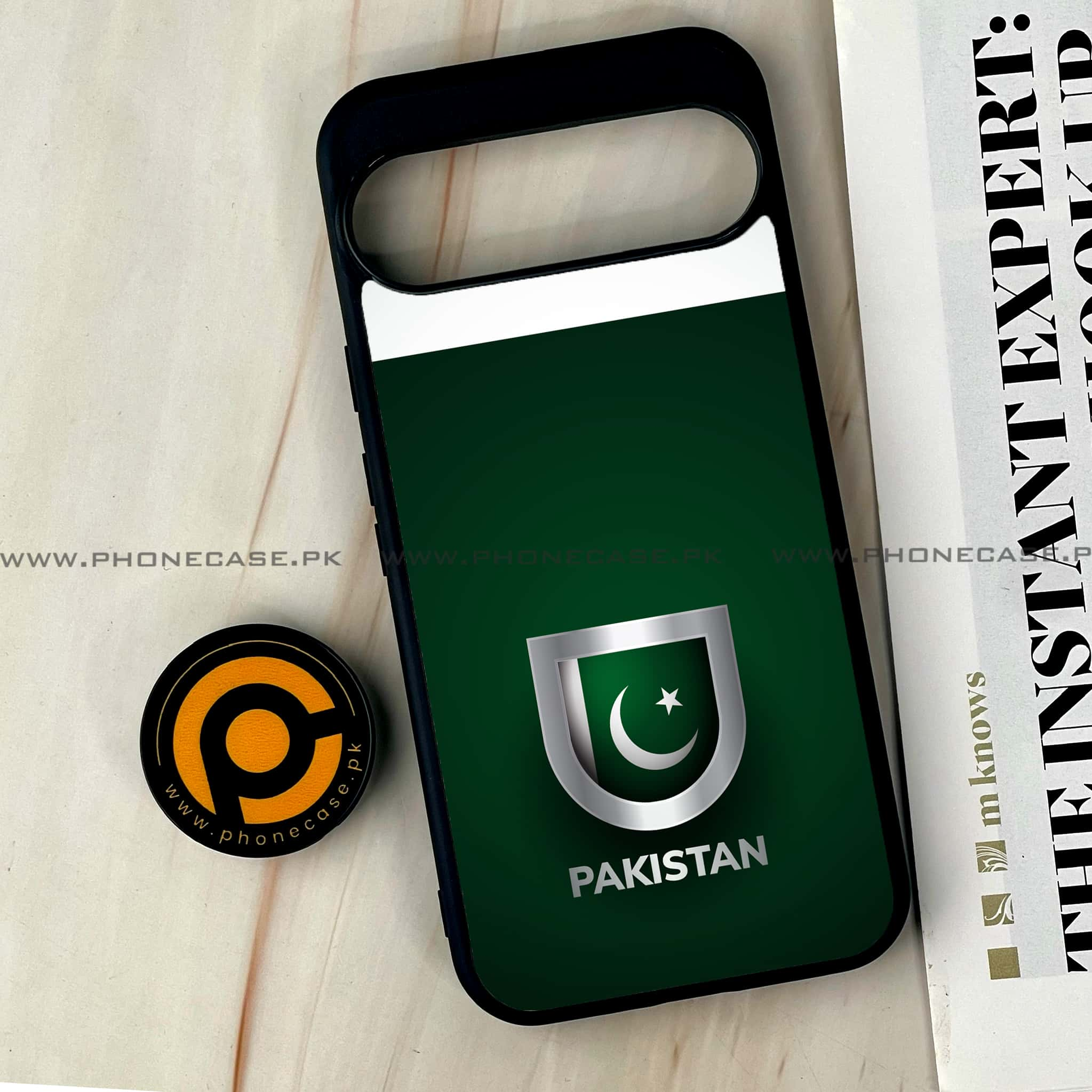 Google Pixel 9 Pro XL - Pakistani Flag Series - Premium Printed Glass soft Bumper shock Proof Case