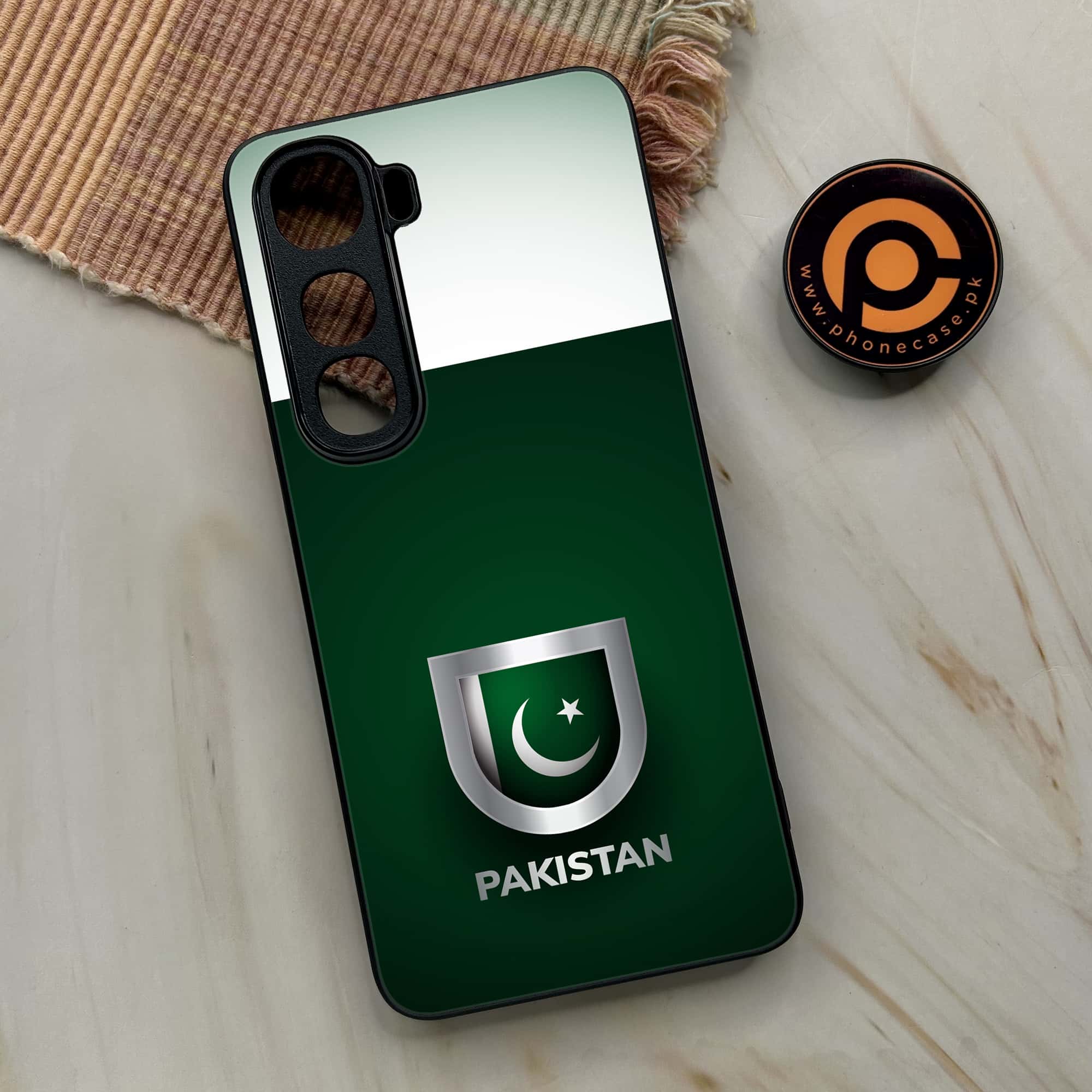 Vivo Y400 - Pakistani Flag Series - Premium Metal Printed soft Bumper shock Proof Case