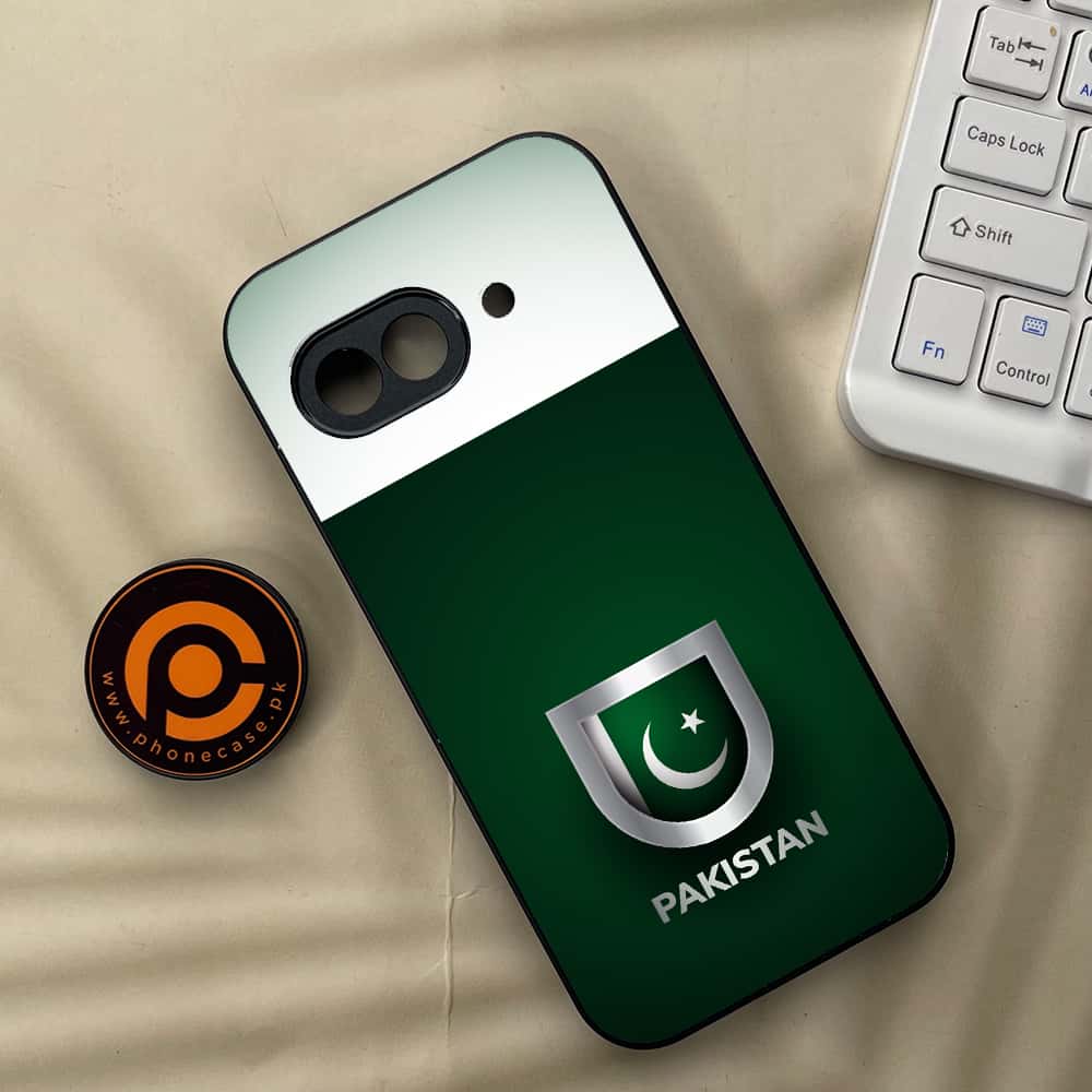 Google Pixel 9a - Pakistani Flag Series - Premium Metal Printed soft Bumper Shock Proof Case