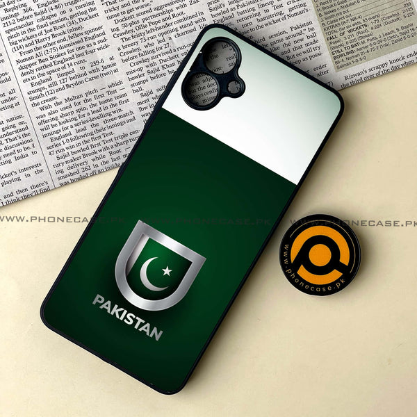 Samsung Galaxy A06  - Pakistani Flag Design 4 - Premium Metal Printed soft Bumper shock Proof Case CS-36901