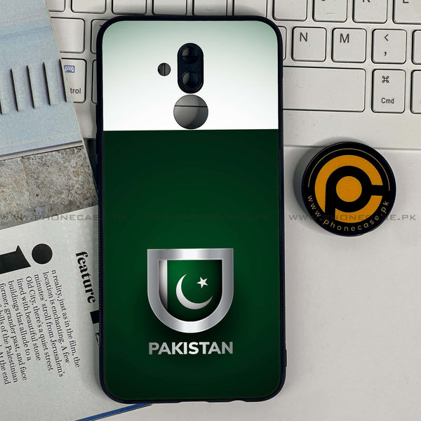Huawei Mate 20 Lite - Pakistani Flag  Design 4 -  Premium Metal Printed soft Bumper shock Proof Case CS-31832