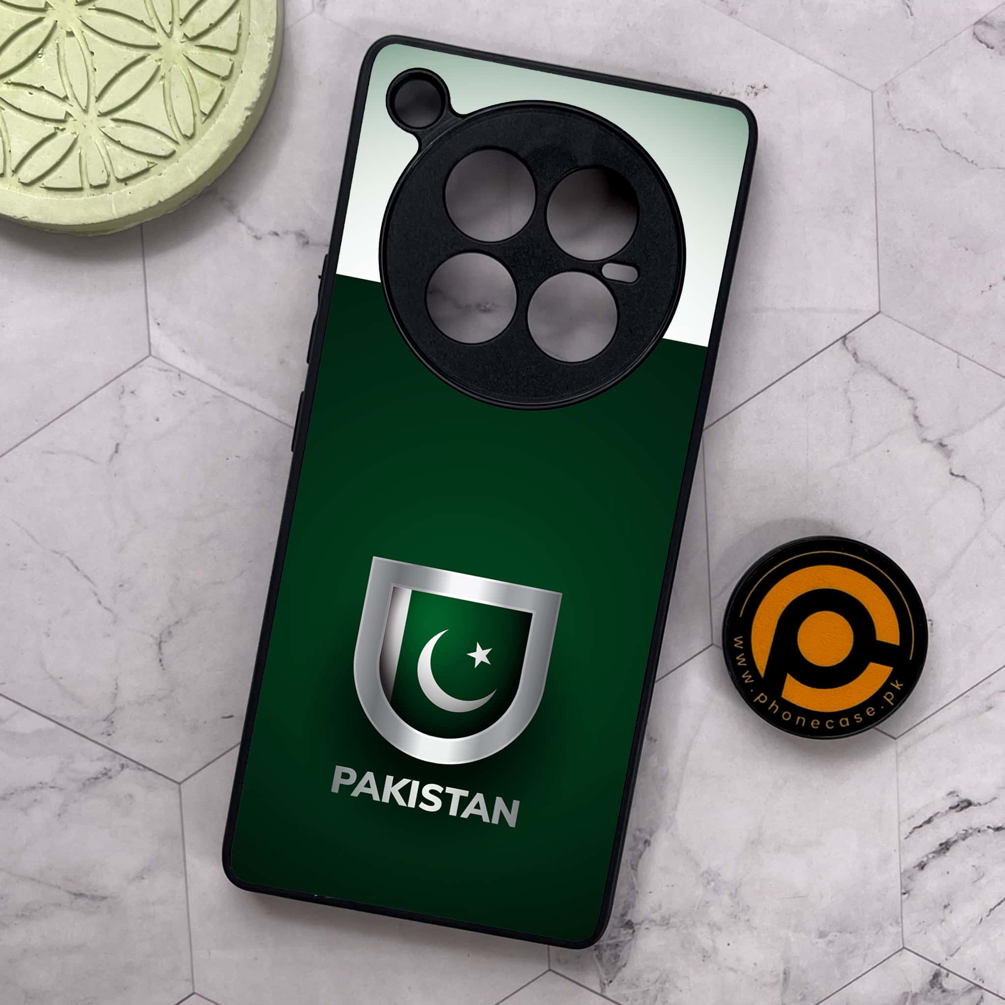 Infinix Zero 40 5G - Pakistani Flag Series - Premium Metal Printed soft Bumper shock Proof Case