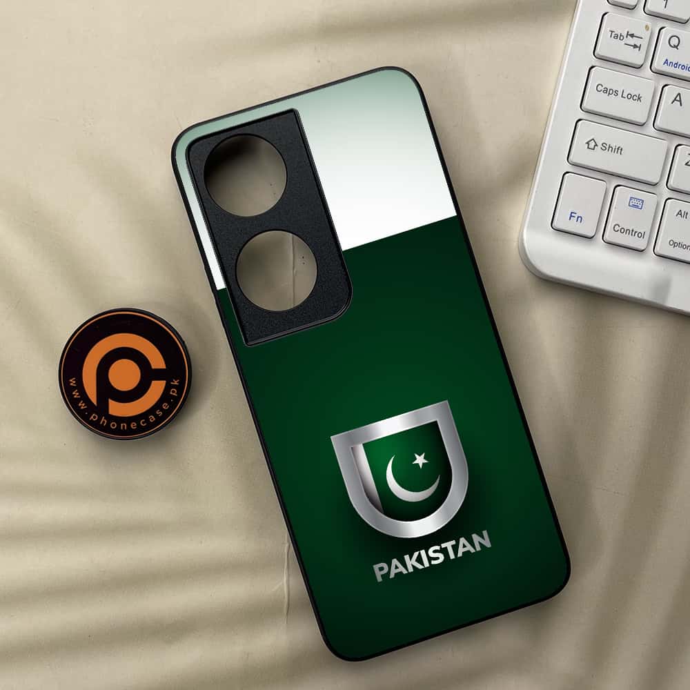 Honor X7b - Pakistani Flag Series - Premium Metal  Printed soft Bumper shock Proof Case