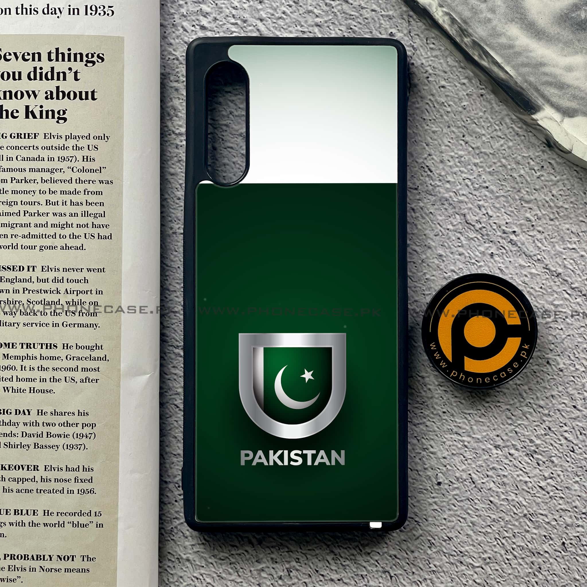 LG Velvet - Pakistani Flag Series - Premium Printed Glass soft Bumper shock Proof Case