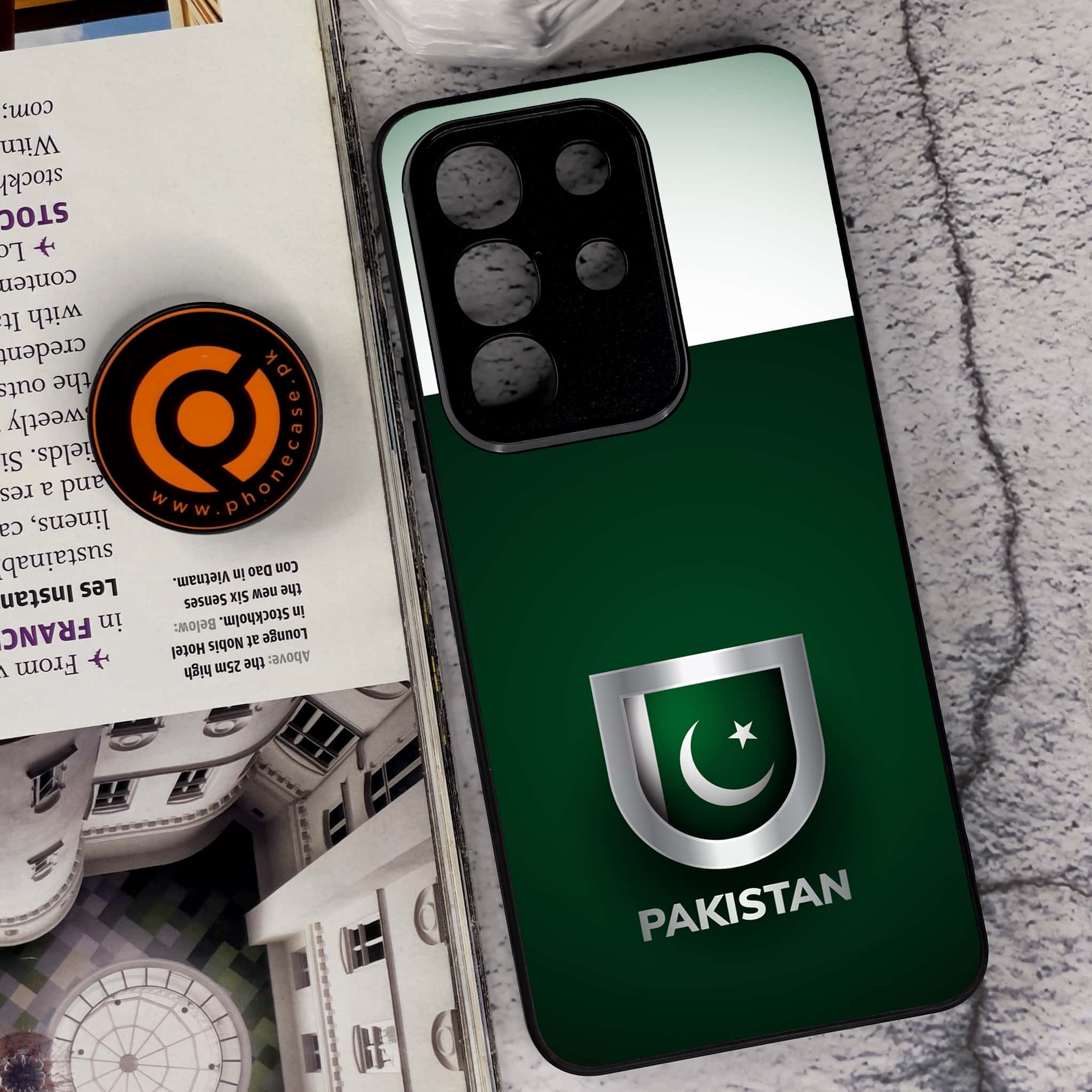 Vivo Y29 4G - Pakistani Flag Series - Premium Metal Printed soft Bumper Shock Proof Case