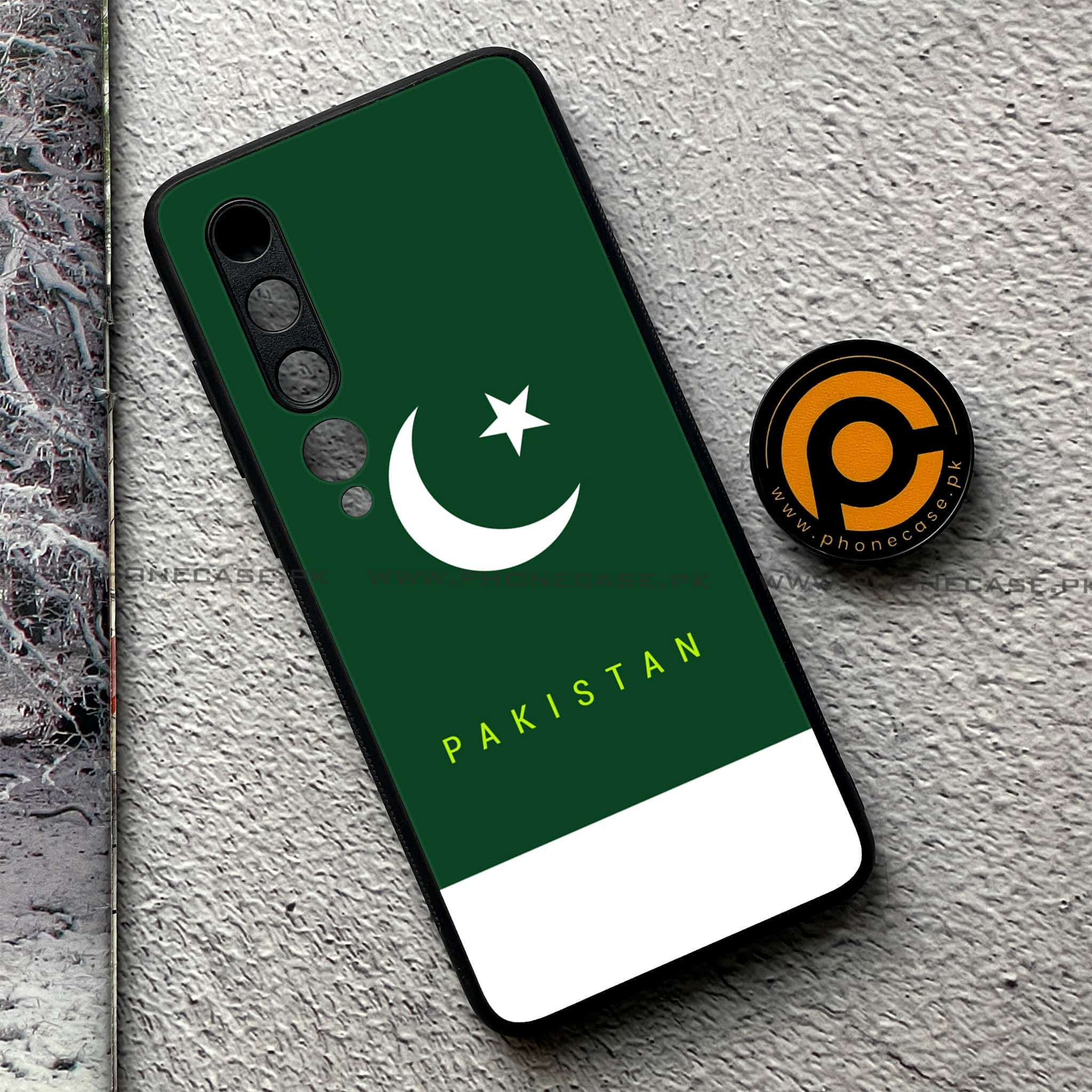 Xiaomi Mi 10 - Pakistani Flag Series - Premium Printed Glass soft Bumper shock Proof Case