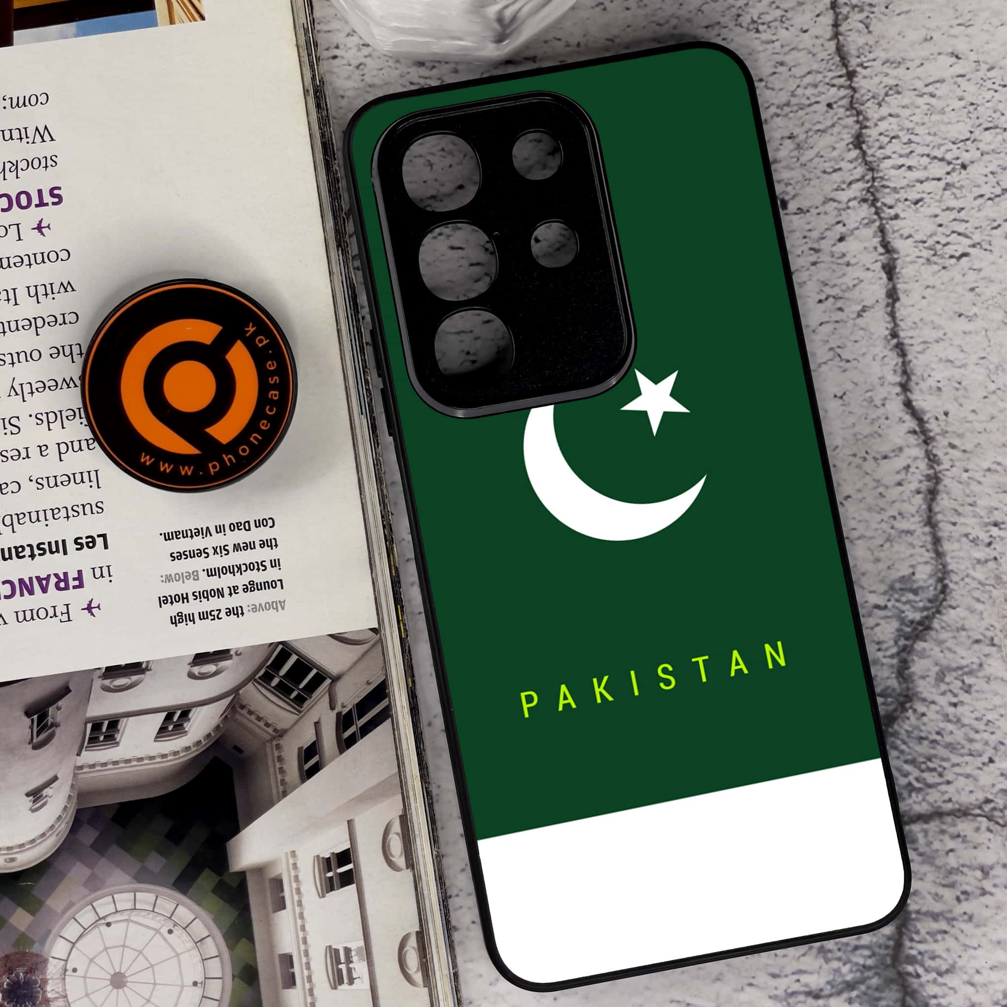 Vivo Y29 4G - Pakistani Flag Series - Premium Metal Printed soft Bumper Shock Proof Case