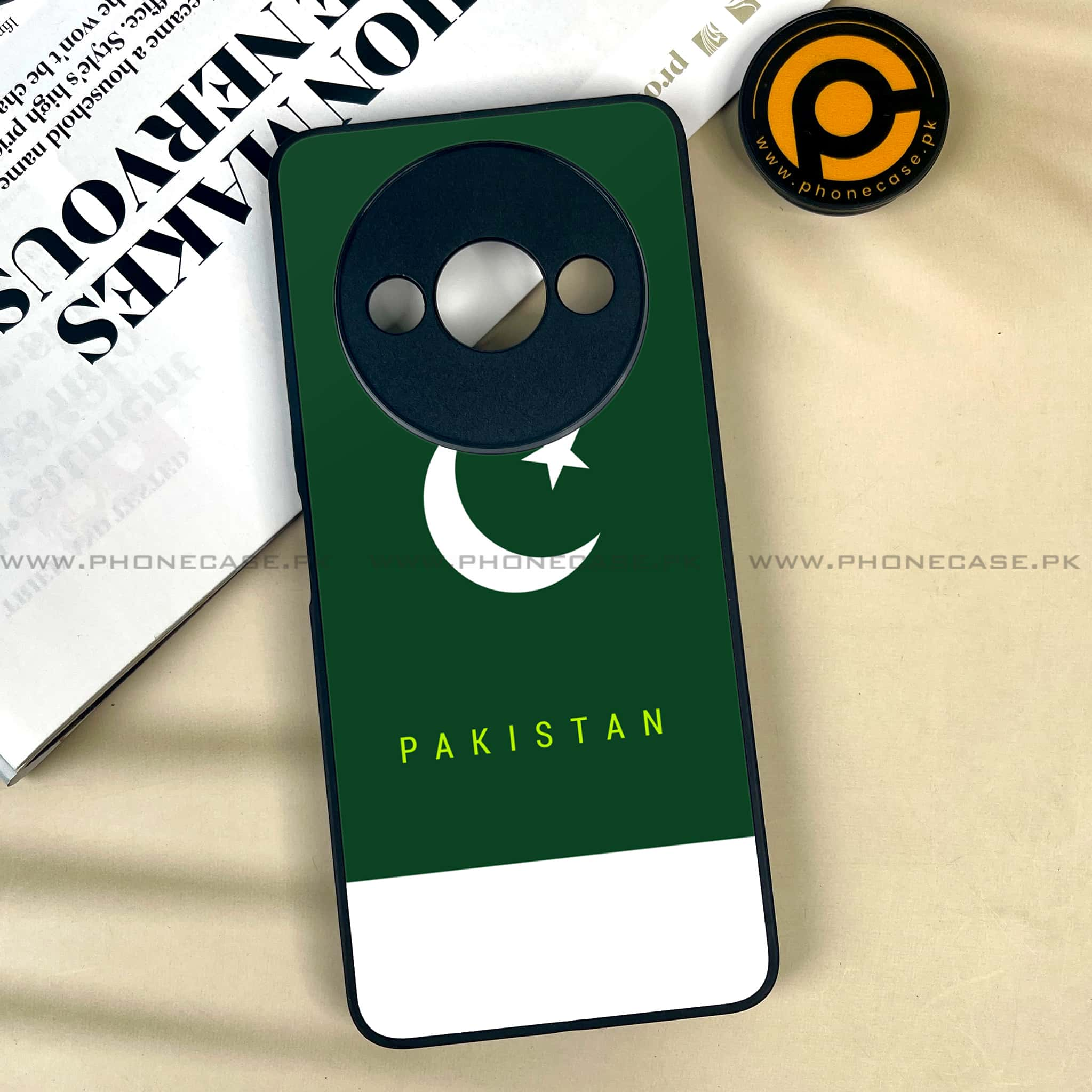 Xiaomi Redmi A3x - Pakistani Flag Series - Premium Printed Metal soft Bumper shock Proof Case