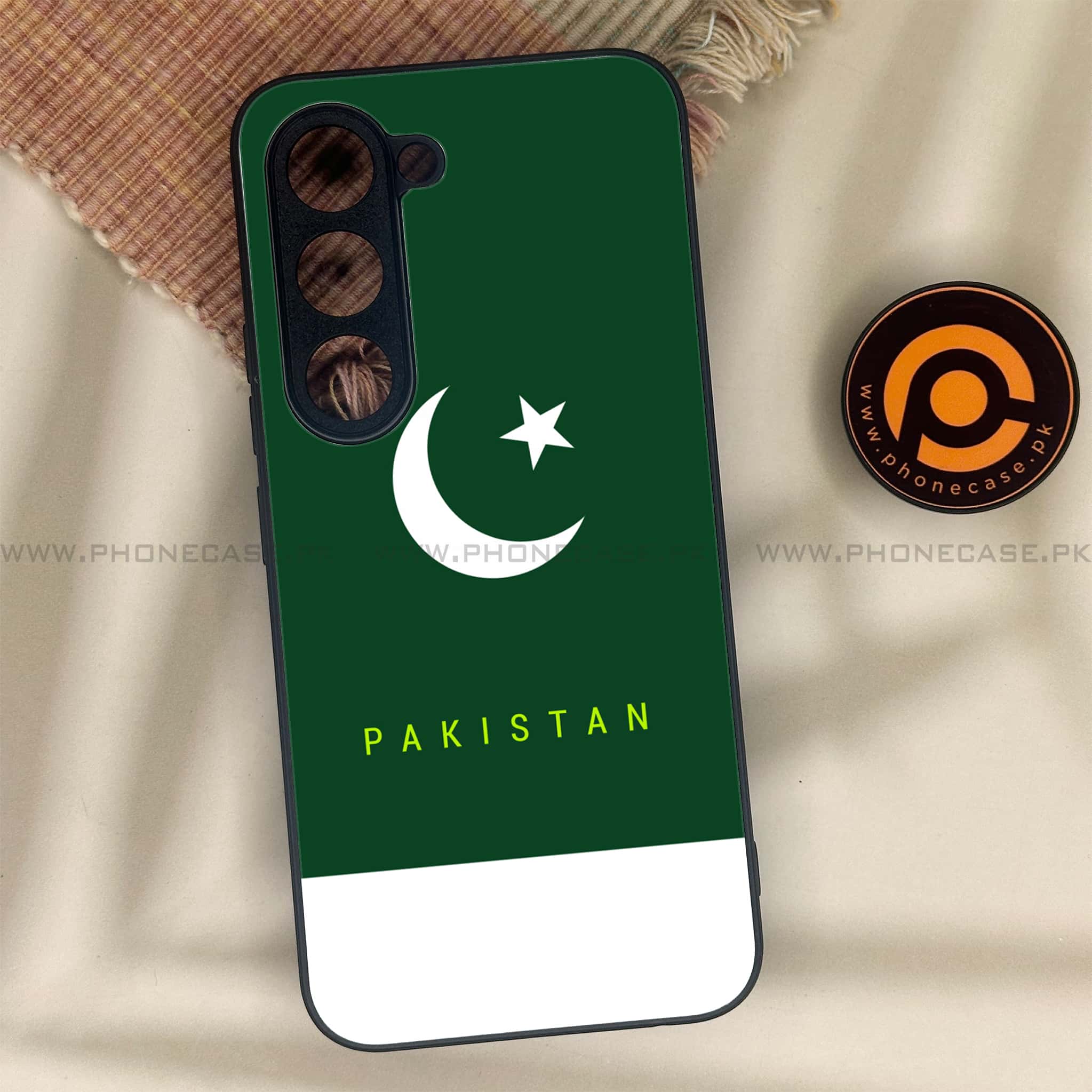 Tecno Spark 40 Pro - Pakistani Flag Series - Premium Metal Printed soft Bumper shock Proof Case