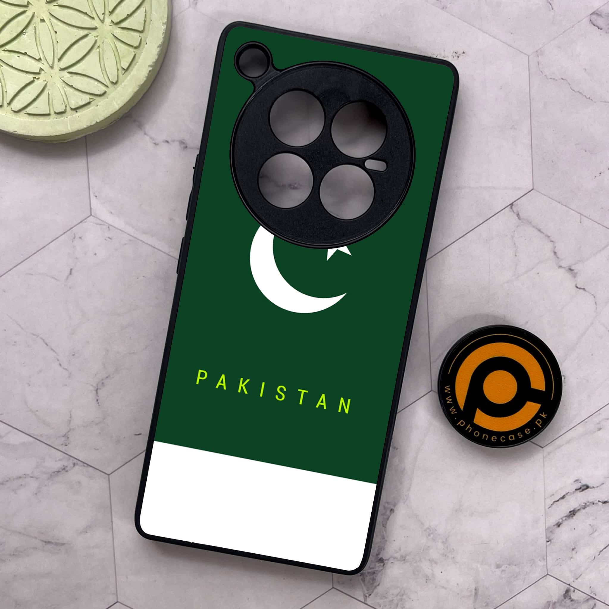 Infinix Zero 40 5G - Pakistani Flag Series - Premium Metal Printed soft Bumper shock Proof Case