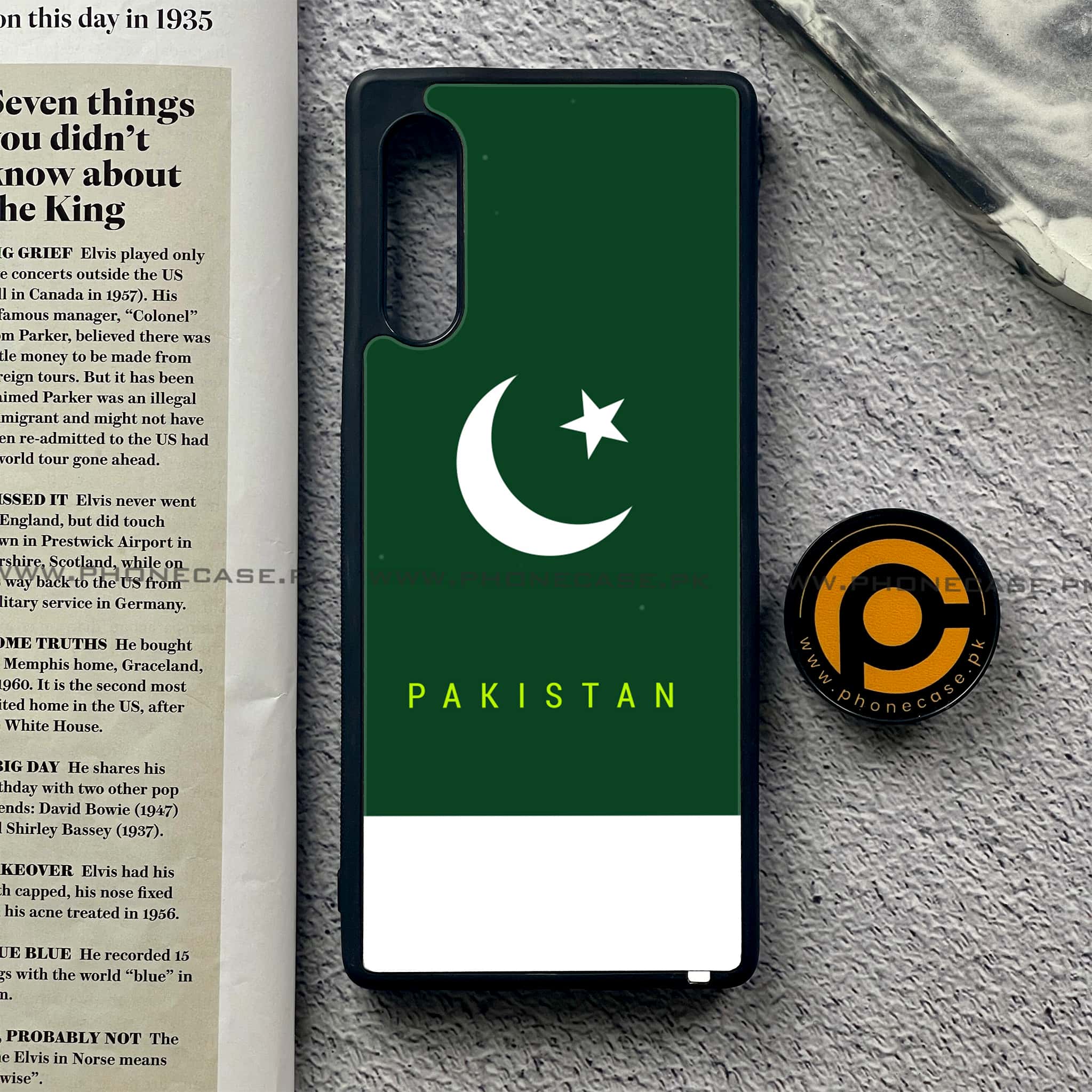 LG Velvet - Pakistani Flag Series - Premium Printed Glass soft Bumper shock Proof Case