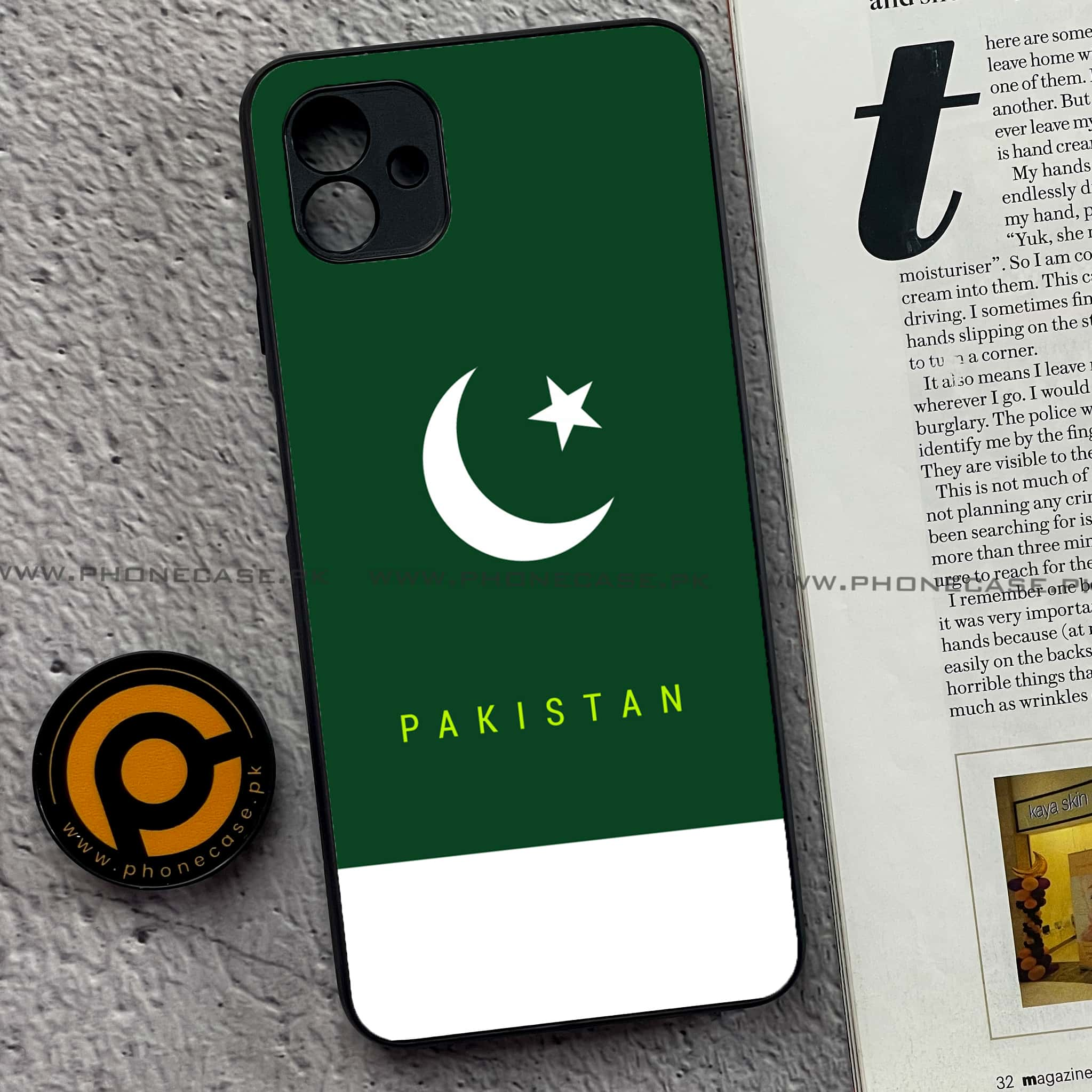 Samsung Galaxy A04 - Pakistani Flag Series - Premium Printed Glass soft Bumper shock Proof Case