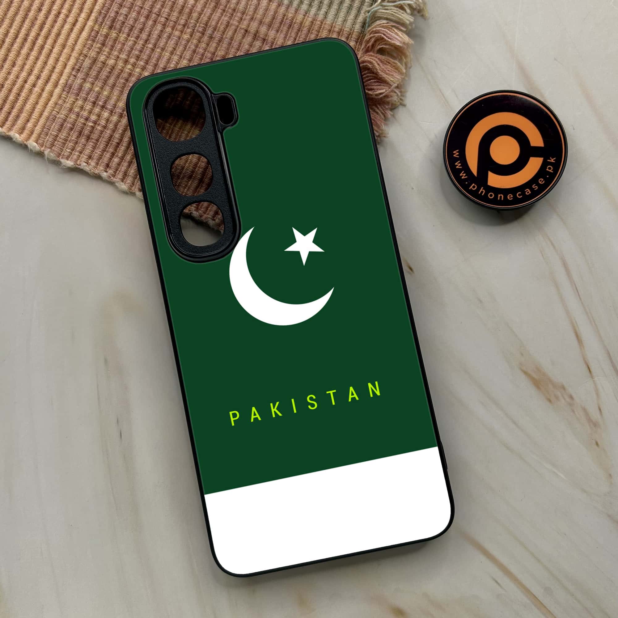 Vivo Y400 - Pakistani Flag Series - Premium Metal Printed soft Bumper shock Proof Case