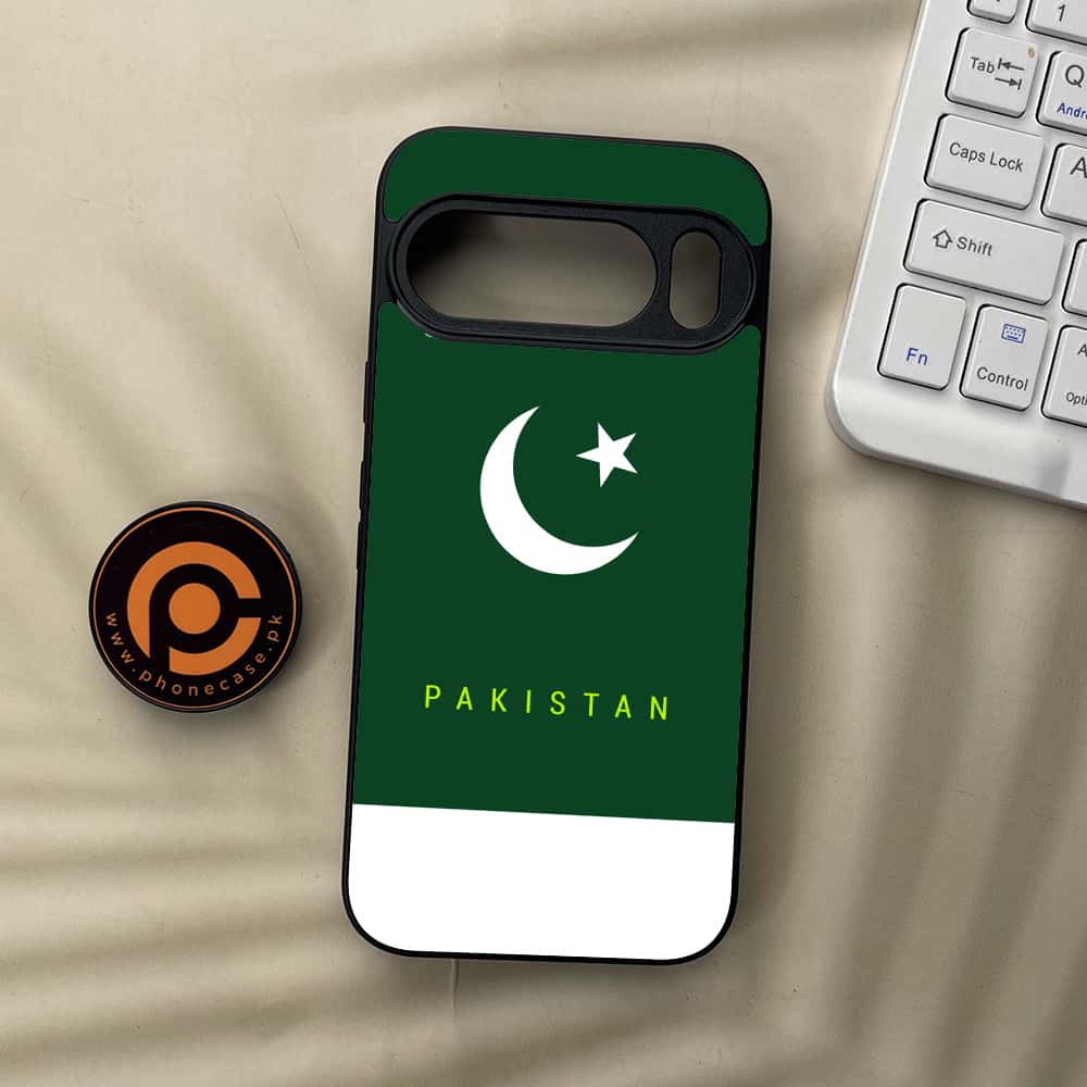 Google Pixel 10  - Pakistani Flag Series - Premium Metal Printed soft Bumper Shockof Case