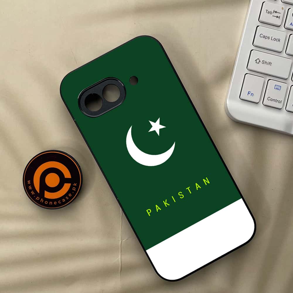 Google Pixel 9a - Pakistani Flag Series - Premium Metal Printed soft Bumper Shock Proof Case