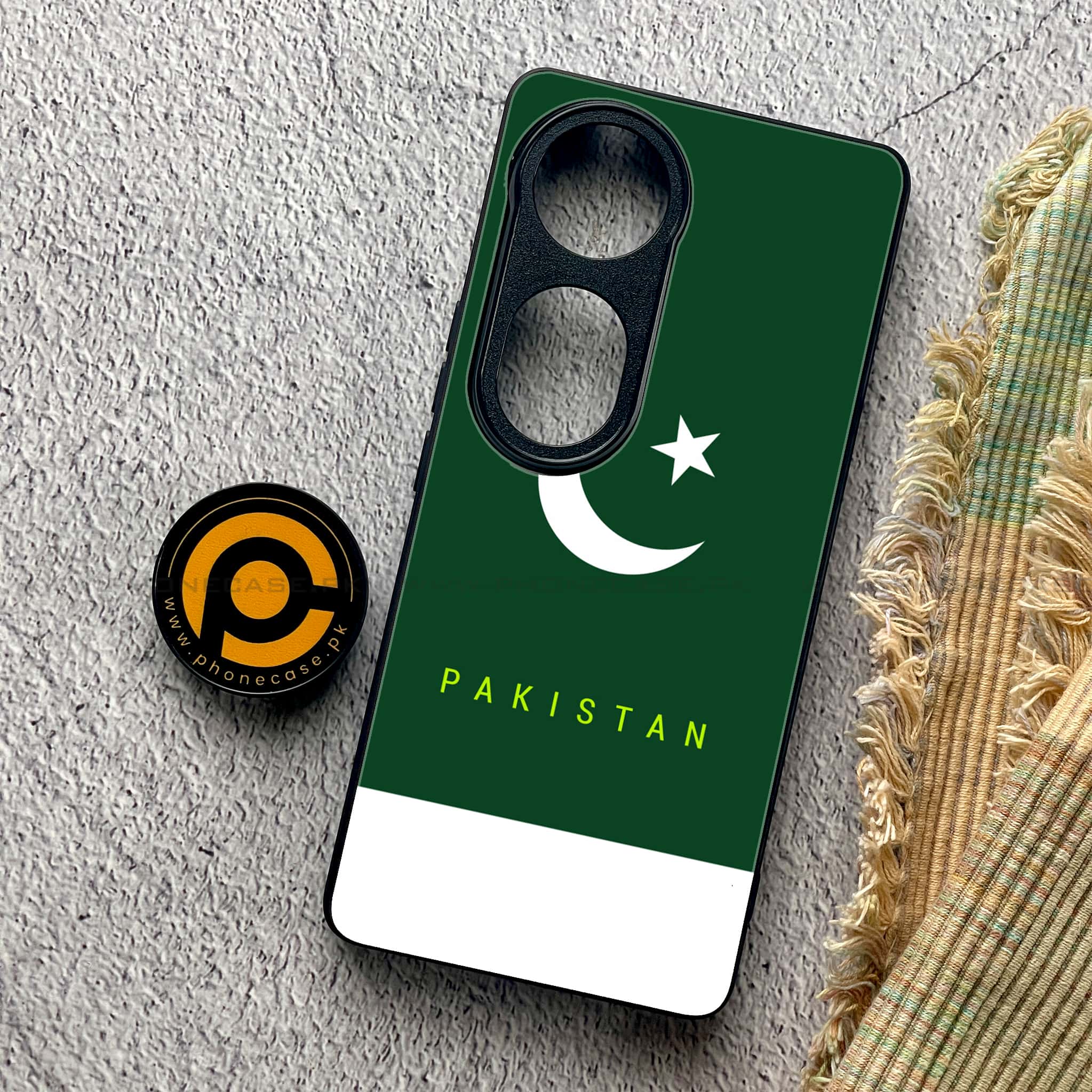Vivo V40 Pro - Pakistani Flag Series - Premium Metal Printed soft Bumper shock Proof Case