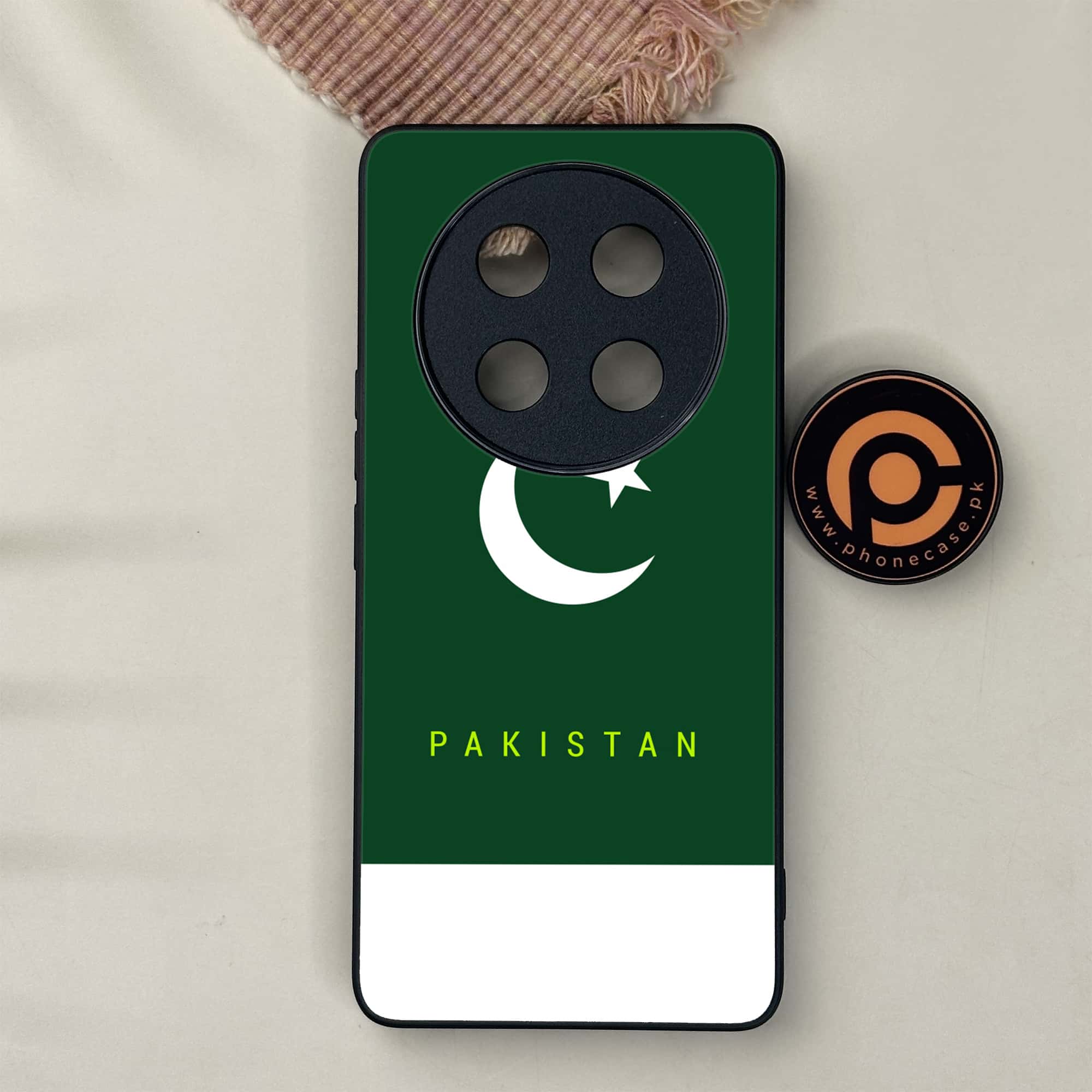 Honor X9c 5G - Pakistani Flag Series - Premium Metal Printed soft Bumper shock Proof Case