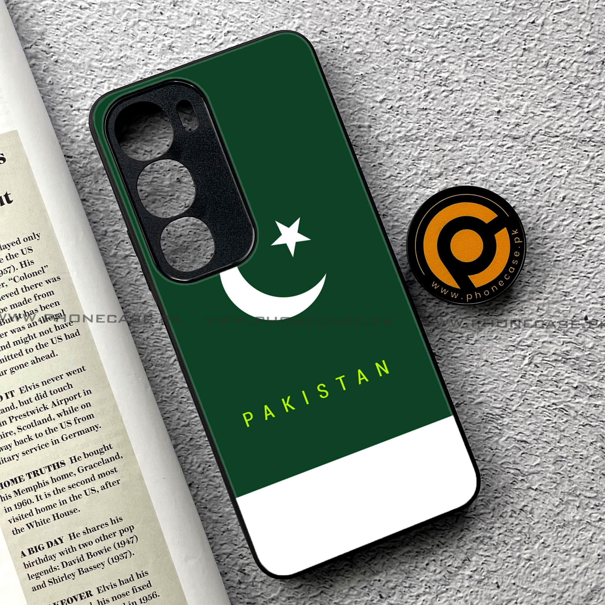 Vivo Y19s - Pakistani Flag Series - Premium Printed Glass soft Bumper shock Proof Case