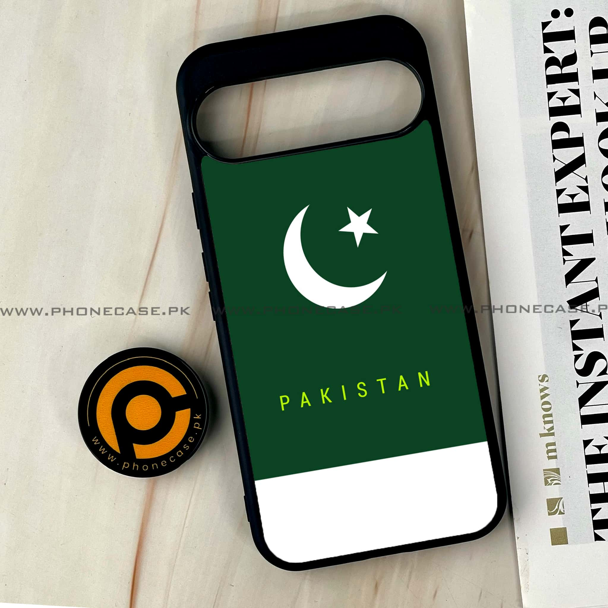 Google Pixel 9 Pro XL - Pakistani Flag Series - Premium Printed Glass soft Bumper shock Proof Case