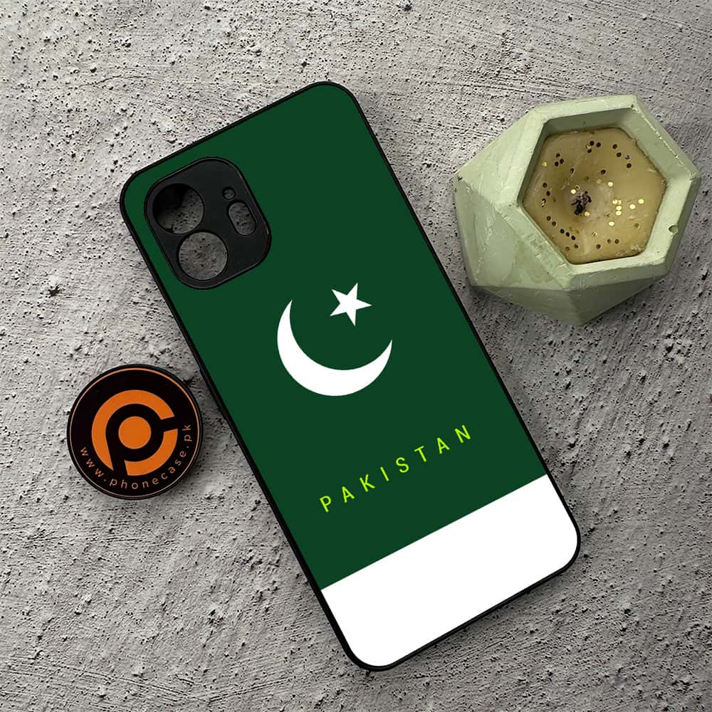 Nothing Phone 2 - Pakistani Flag Series - Premium Metal  Printed soft Bumper shock Proof Case