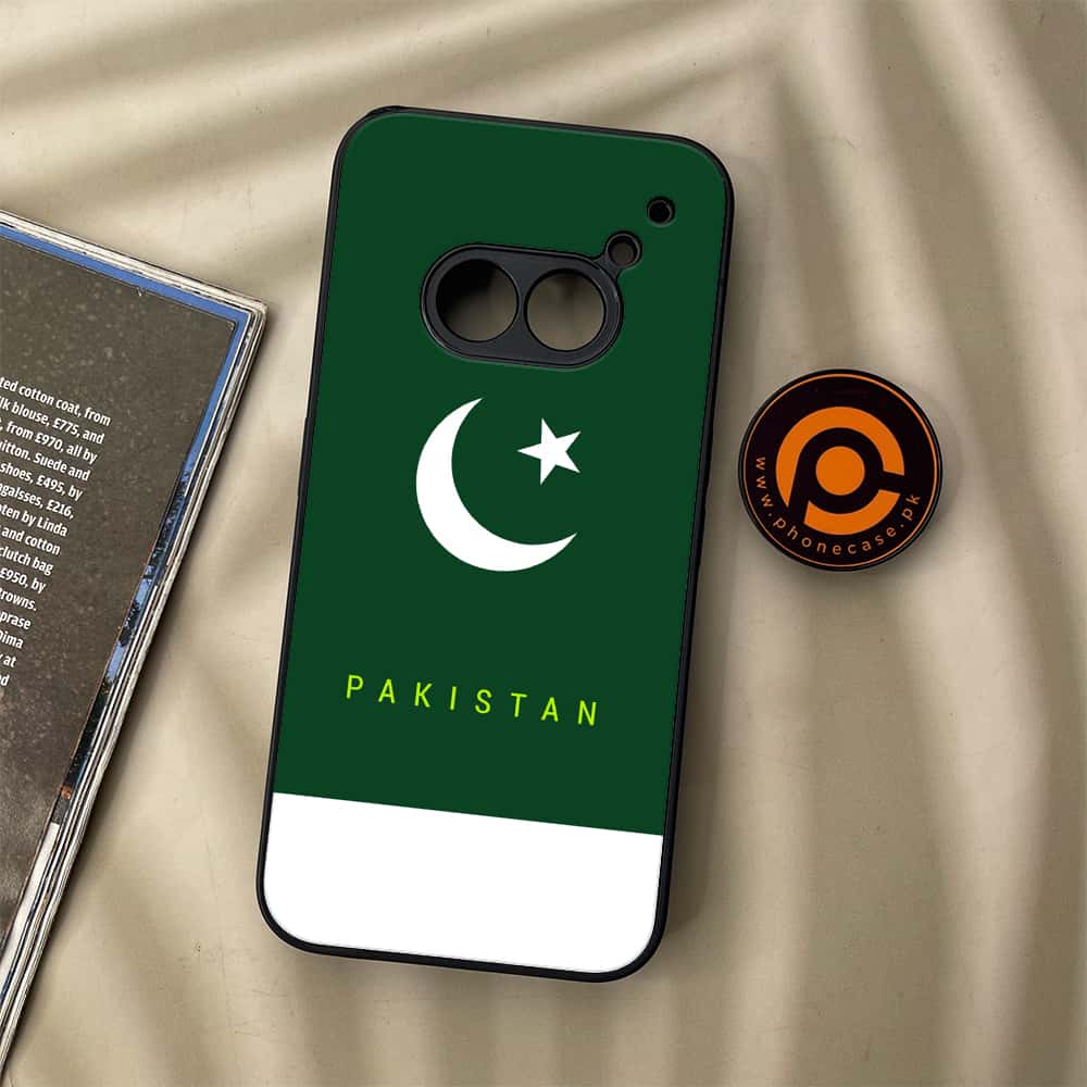 Nothing Phone (2a) - Pakistani Flag Series - Premium Metal Printed soft Bumper Shock Proof Case