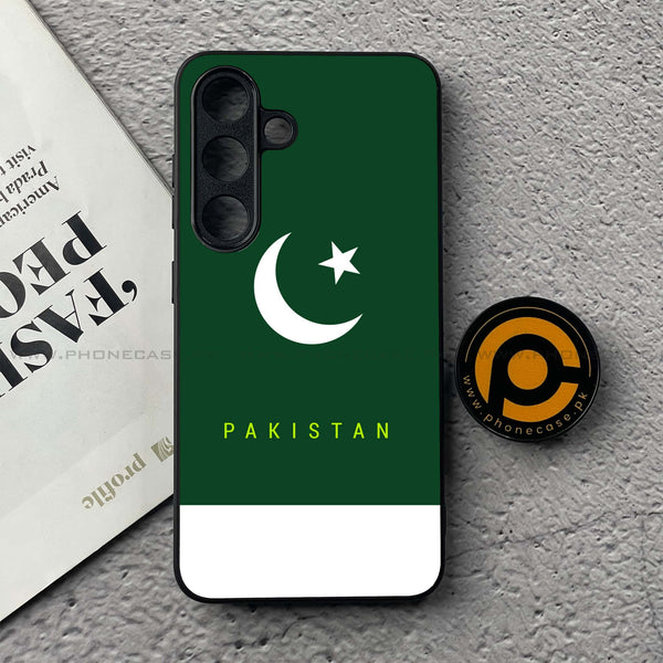 Pakistani Flag Design 5 - Premium Metal Phone Case All Models