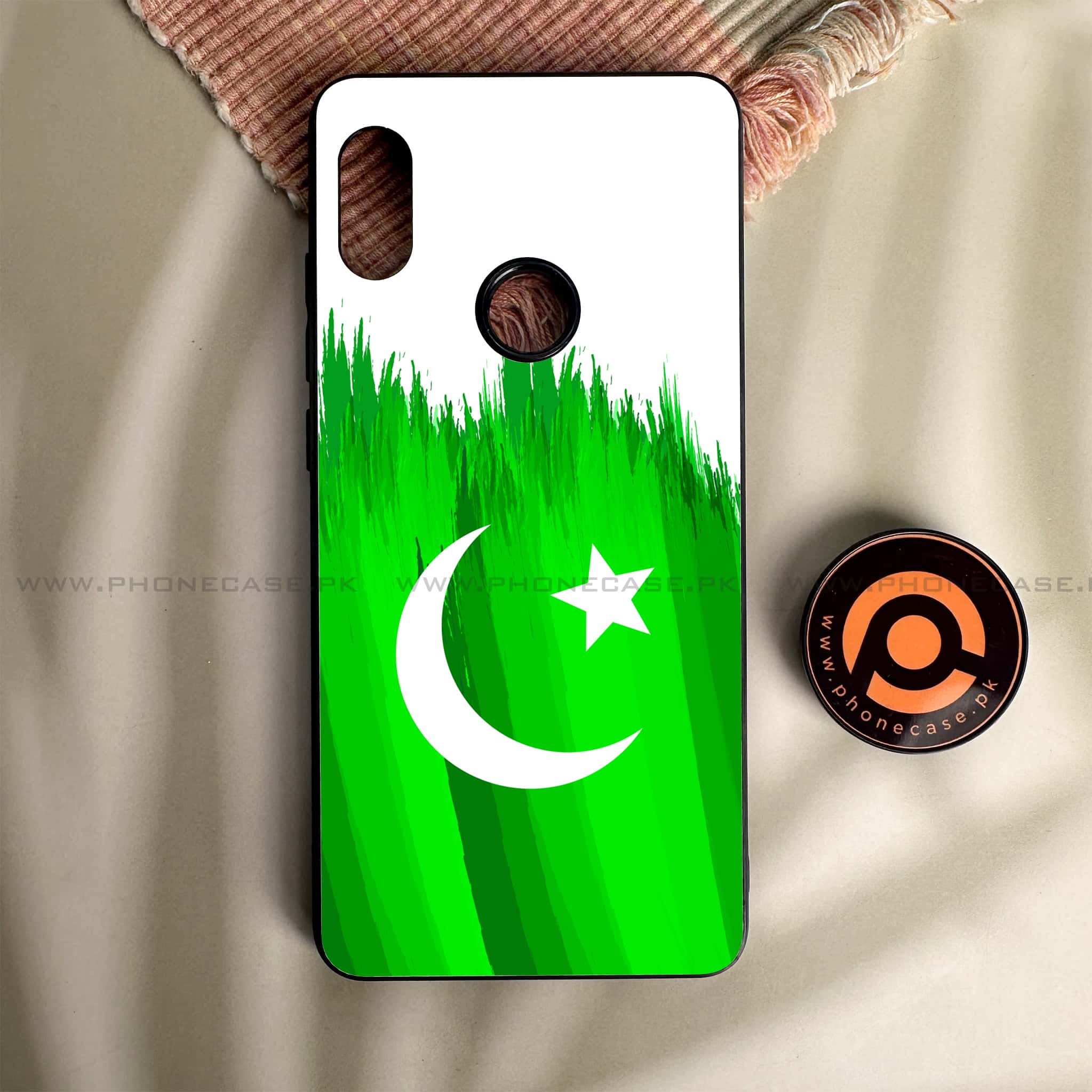 Redmi Note 5/Note 5 Pro - Pakistani Flag Series - Premium Metal Printed soft Bumper shock Proof Case