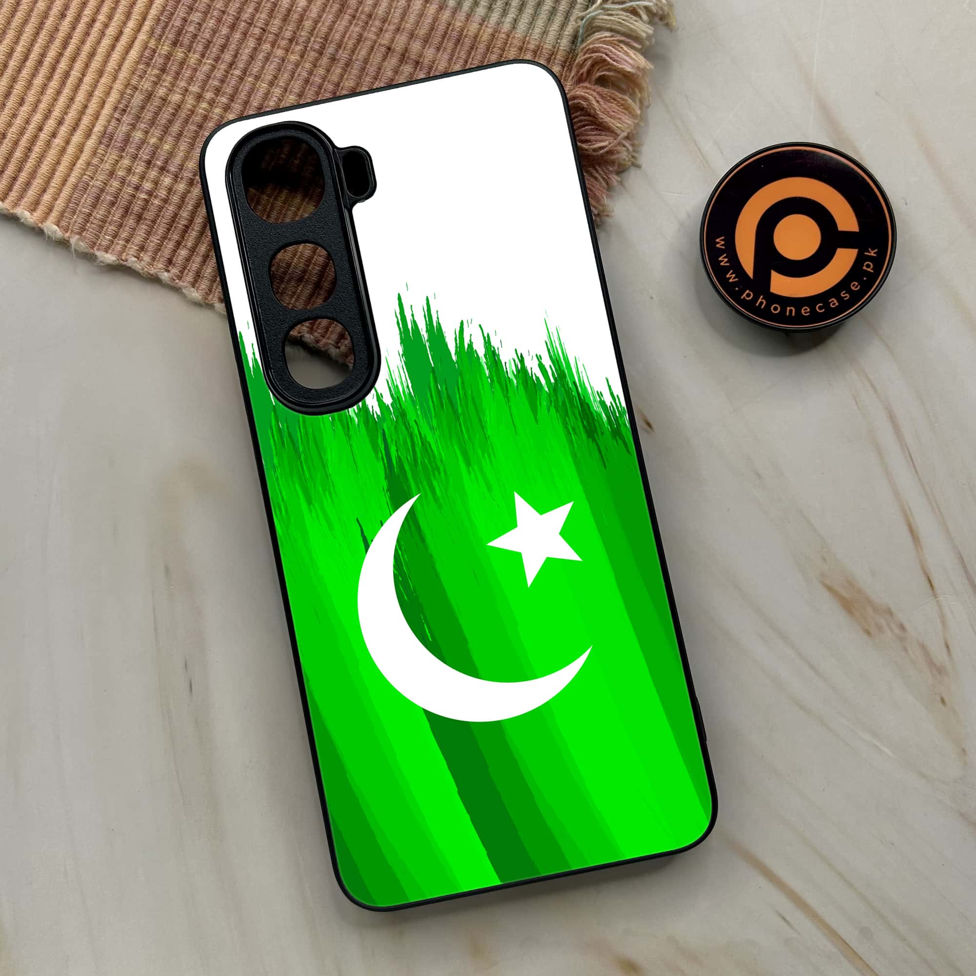 Vivo Y400 - Pakistani Flag Series - Premium Metal Printed soft Bumper shock Proof Case