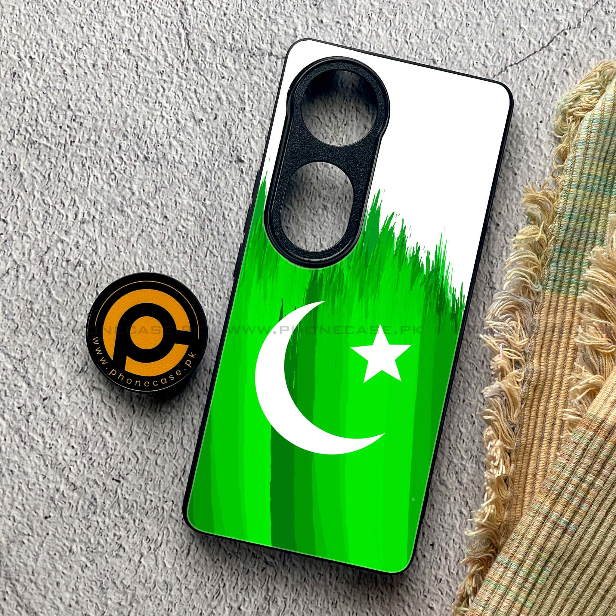 Vivo V40 Pro - Pakistani Flag Series - Premium Metal Printed soft Bumper shock Proof Case