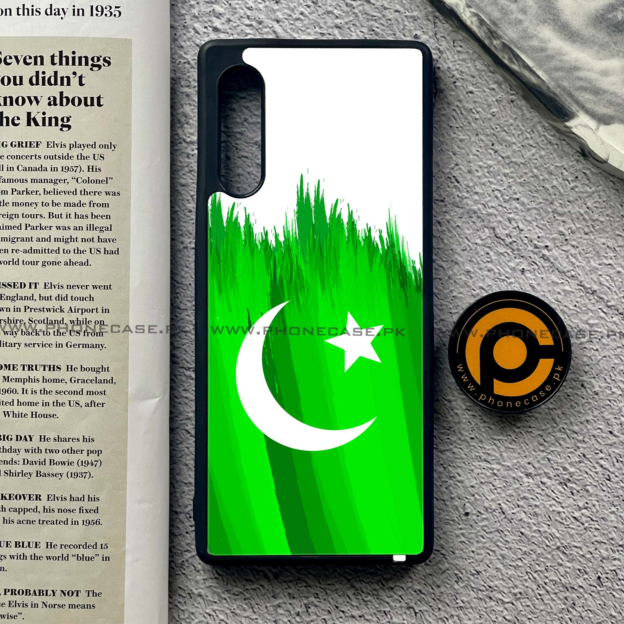 LG Velvet - Pakistani Flag Series - Premium Printed Glass soft Bumper shock Proof Case